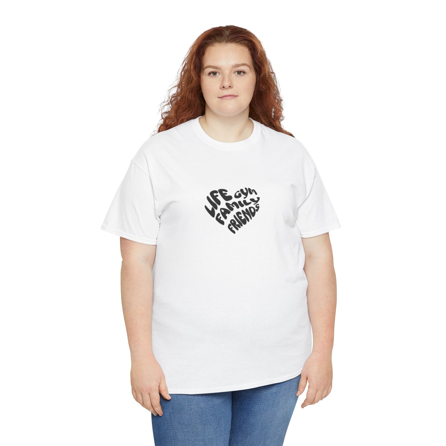 Life family friends gym shirt gym shirt fitness enthusiast shirt gym rat shirt