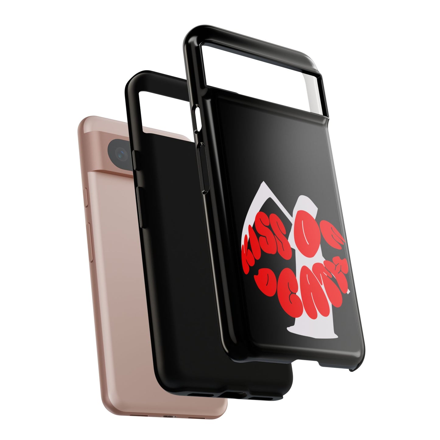 kiss Of Death Phone Case , cool phone case, cool design phone case, iPhone phone case, Samsung phone case, google phone case, black case