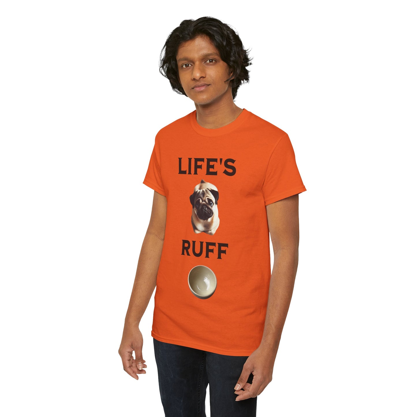 Life is Ruff Funny Shirt, Funny Dog Lover Shirt, Gifts for Pet Owners, Casual Wear, Dog-Themed Apparel, Birthday Gift