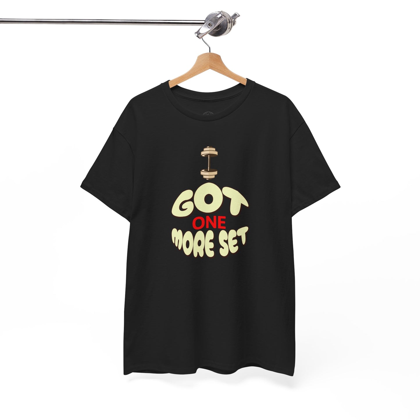 I Got One More Set t-shirt Perfect for Gym Lovers, Athletes, Workout Gift, Plus-Size Friendly, Casual Wear