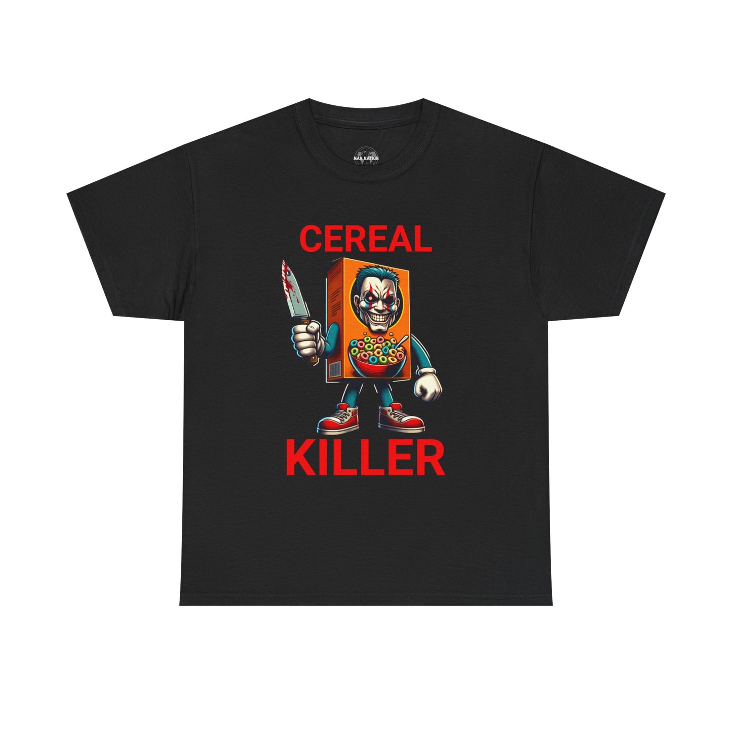 Cereal Killer Tee - Funny Unisex Cotton T-Shirt, Perfect for Halloween, Gift for Foodies, Quirky Humor Shirt