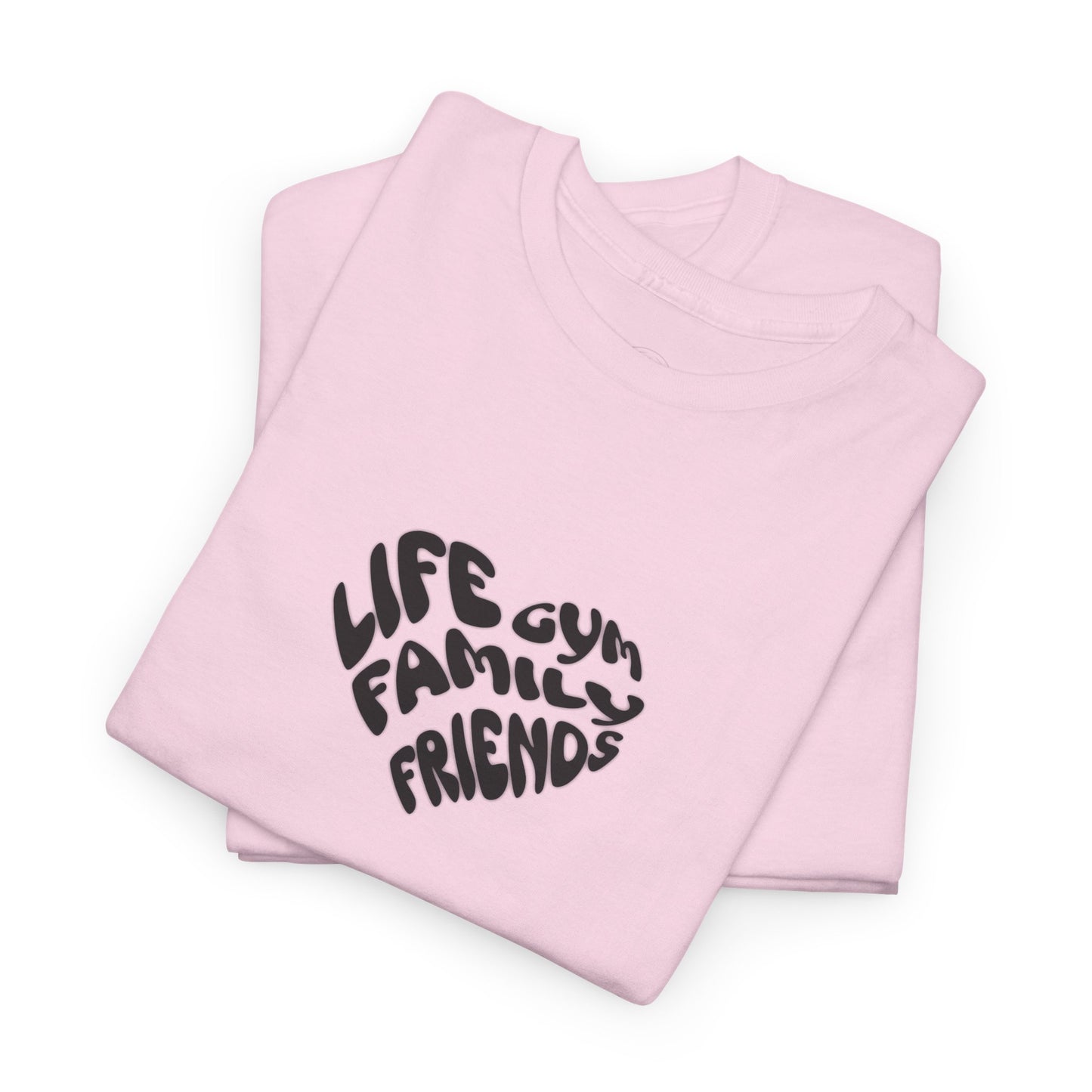Life family friends gym shirt gym shirt fitness enthusiast shirt gym rat shirt