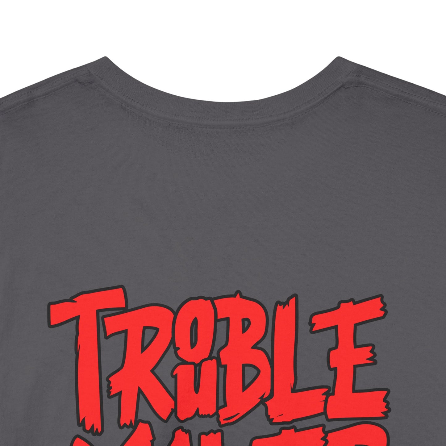 Trouble Maker Since 90s Unisex Heavy Cotton Tee | Funny Graphic Shirt, Vintage Style Top, Gift for Rebel Friends, Casual Wear