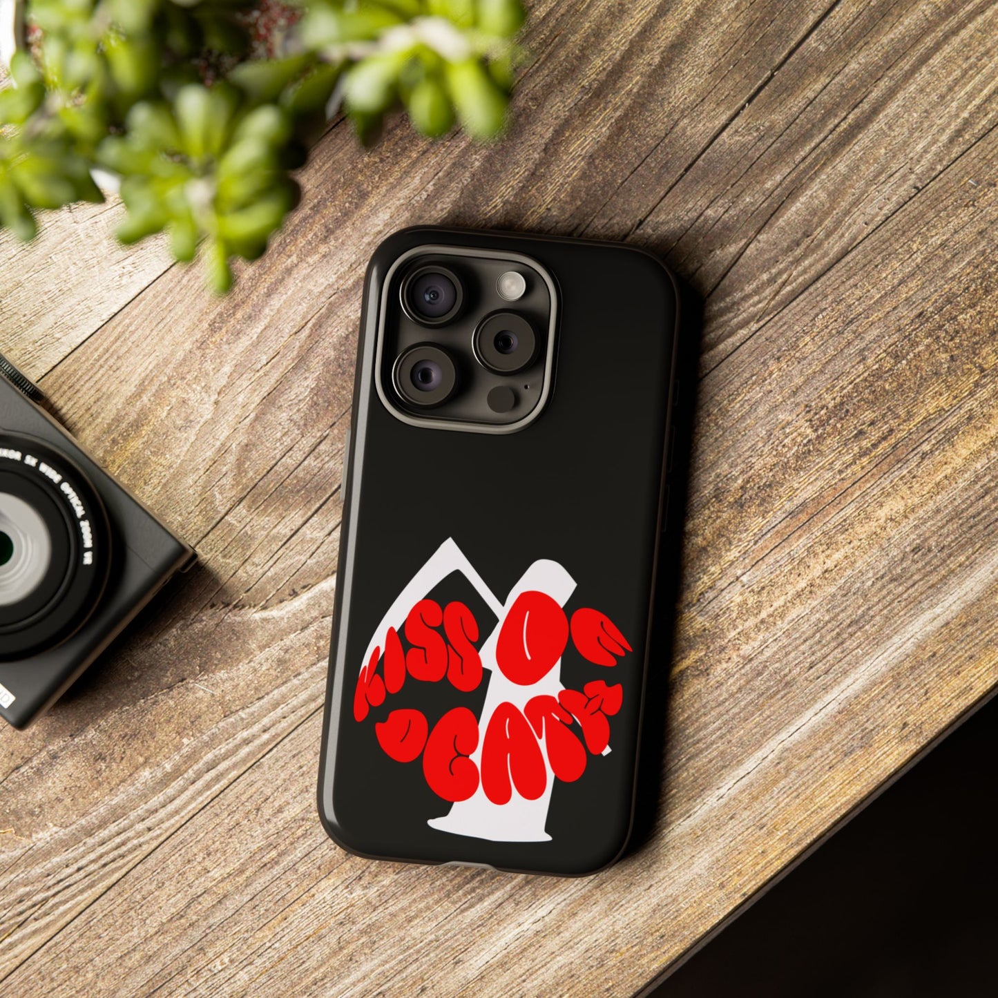 kiss Of Death Phone Case , cool phone case, cool design phone case, iPhone phone case, Samsung phone case, google phone case, black case