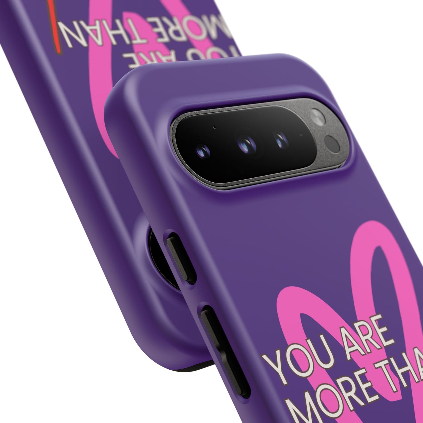You are more than enough purple phone case, cute phone case gift