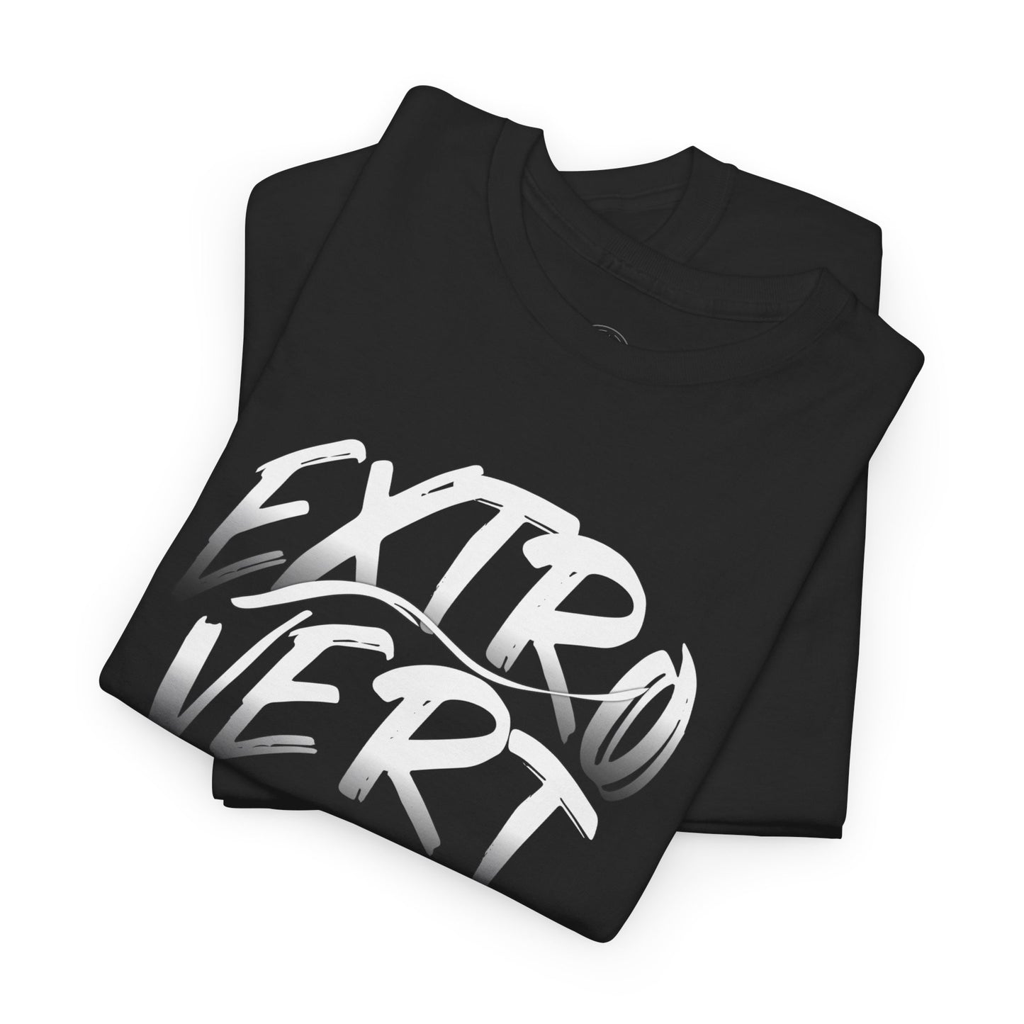 Extrovert Unisex Heavy Cotton Tee - Casual Wear, Gift for Social Butterflies, Graphic Tee, Everyday Comfort, Fun Statement Shirt