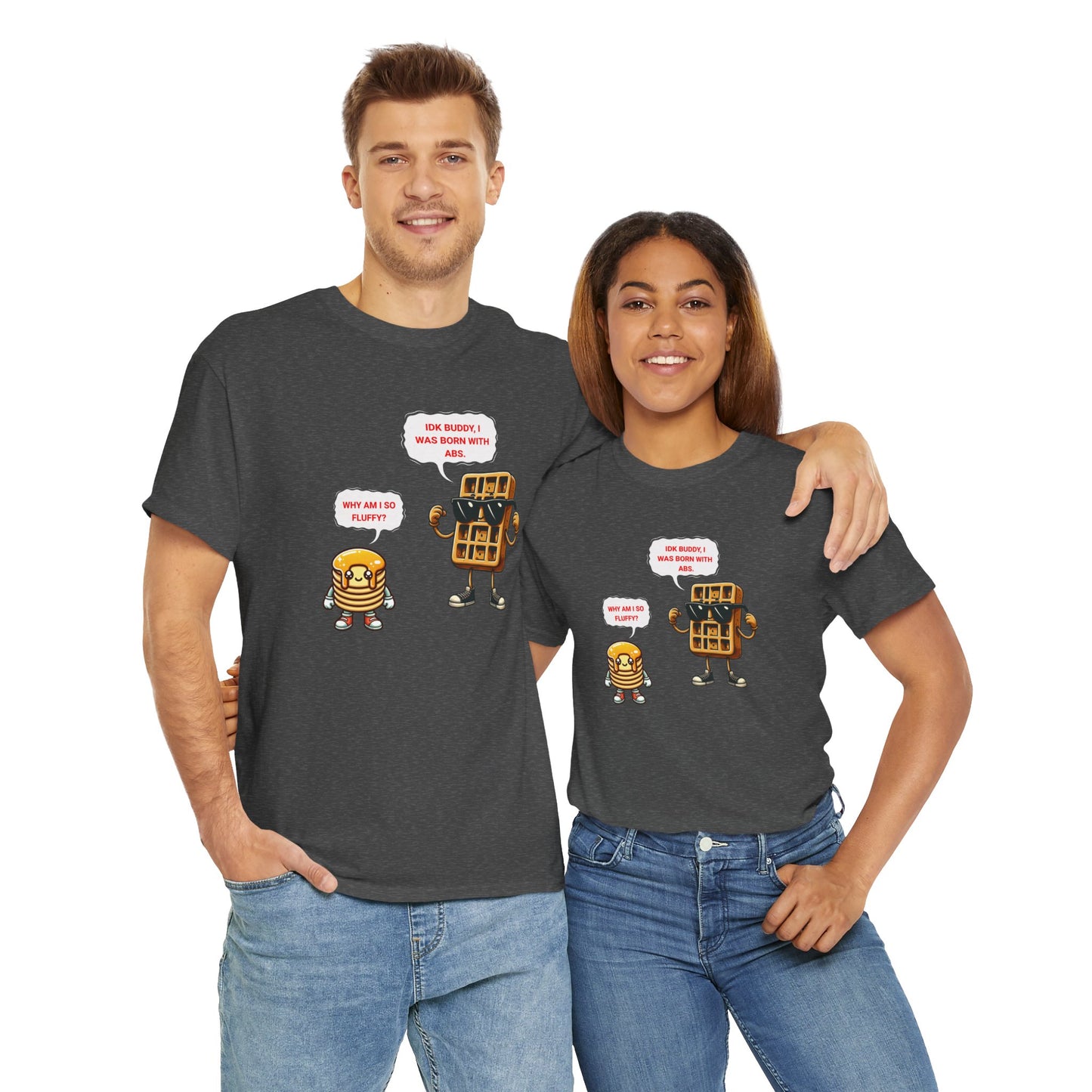 Funny breakfast waffle shirt waffle with abs shirt breakfast lovers shirt, waffle lovers shirt