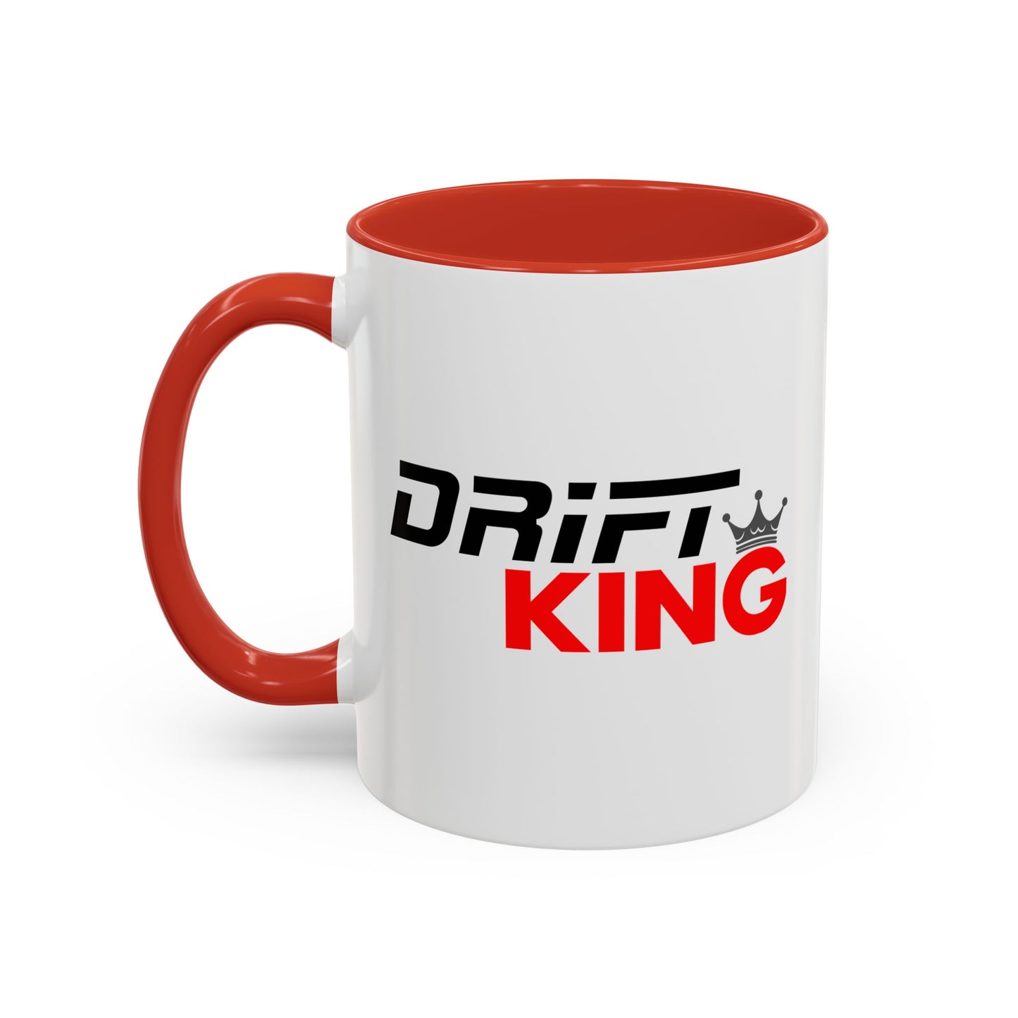 Drift King Accent Coffee Mug Perfect Gift for Car Enthusiasts, Drift Racing Fans, Collectible Mug, Unique Drinkware for Special Occasions