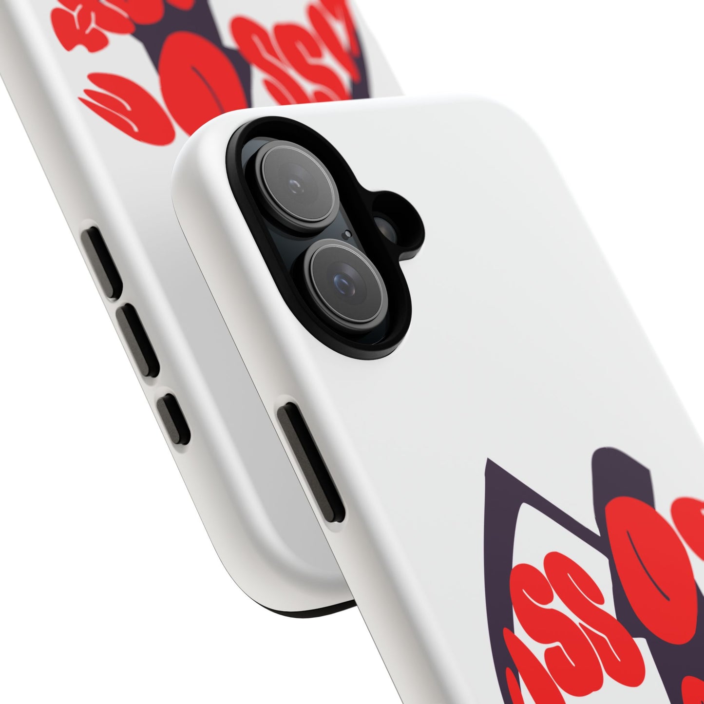 kiss Of Death iPhone Google Pixel Samsung Galaxy, cool design white phone case, iPhone phone Samsung galaxy Google pixel phone case