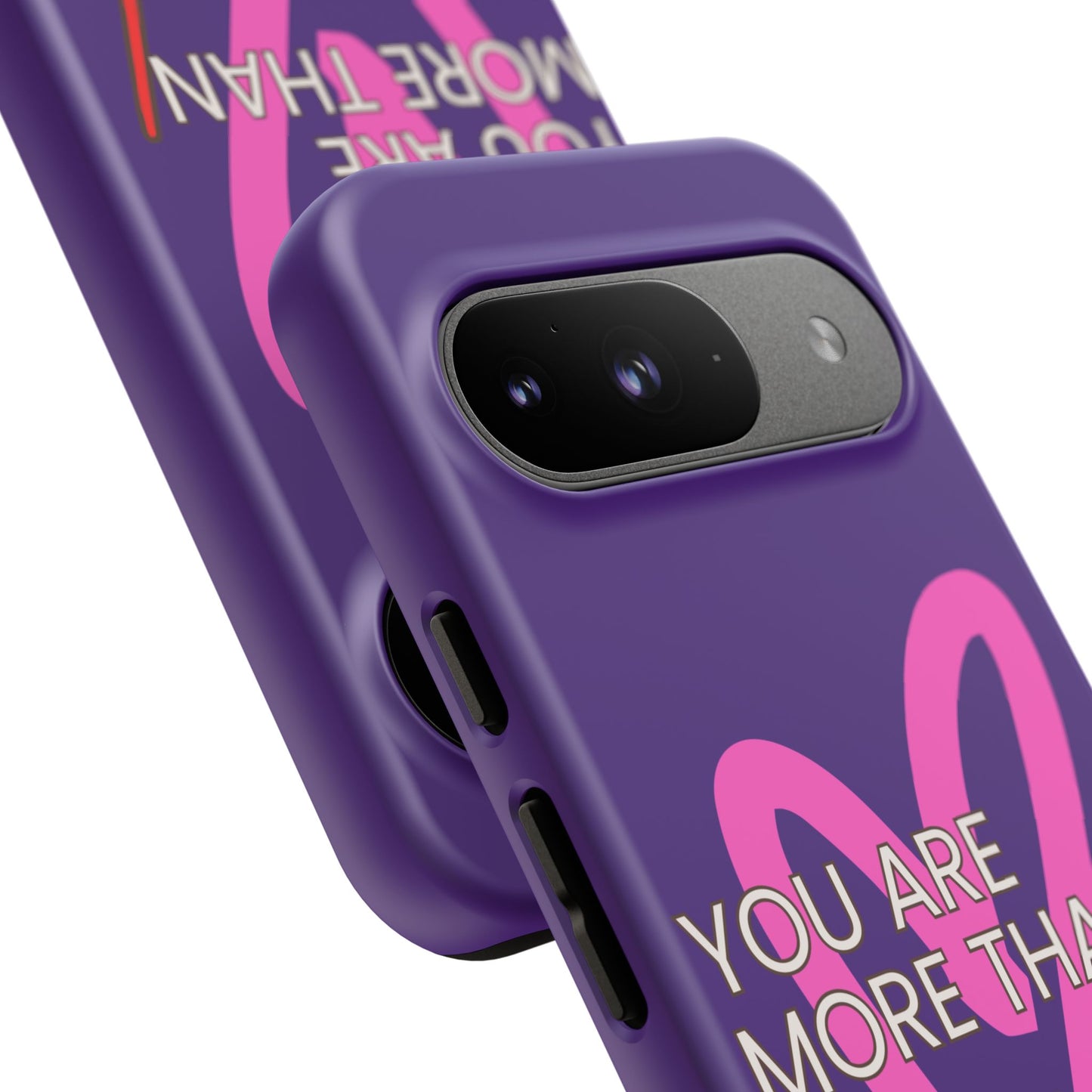You are more than enough purple phone case, cute phone case gift