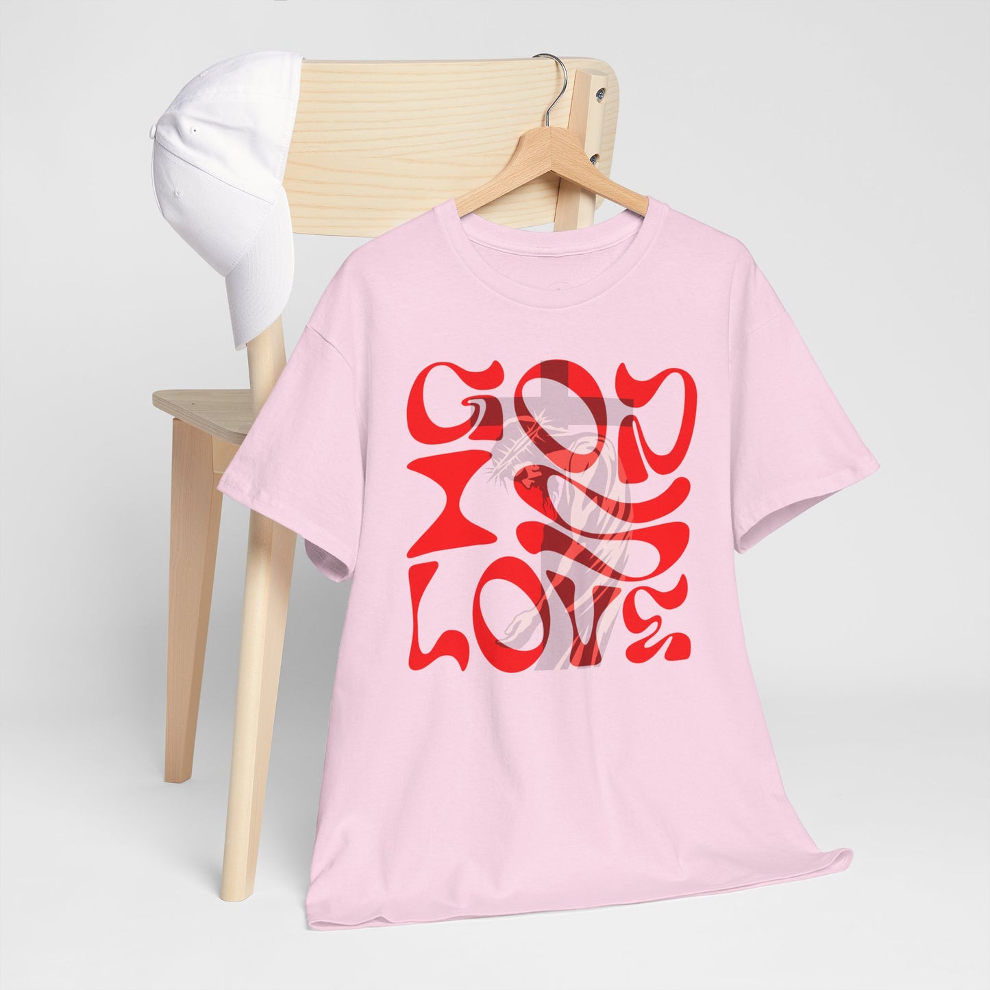 God is Love t-shirt, Christian T-shirt, face T-shirt