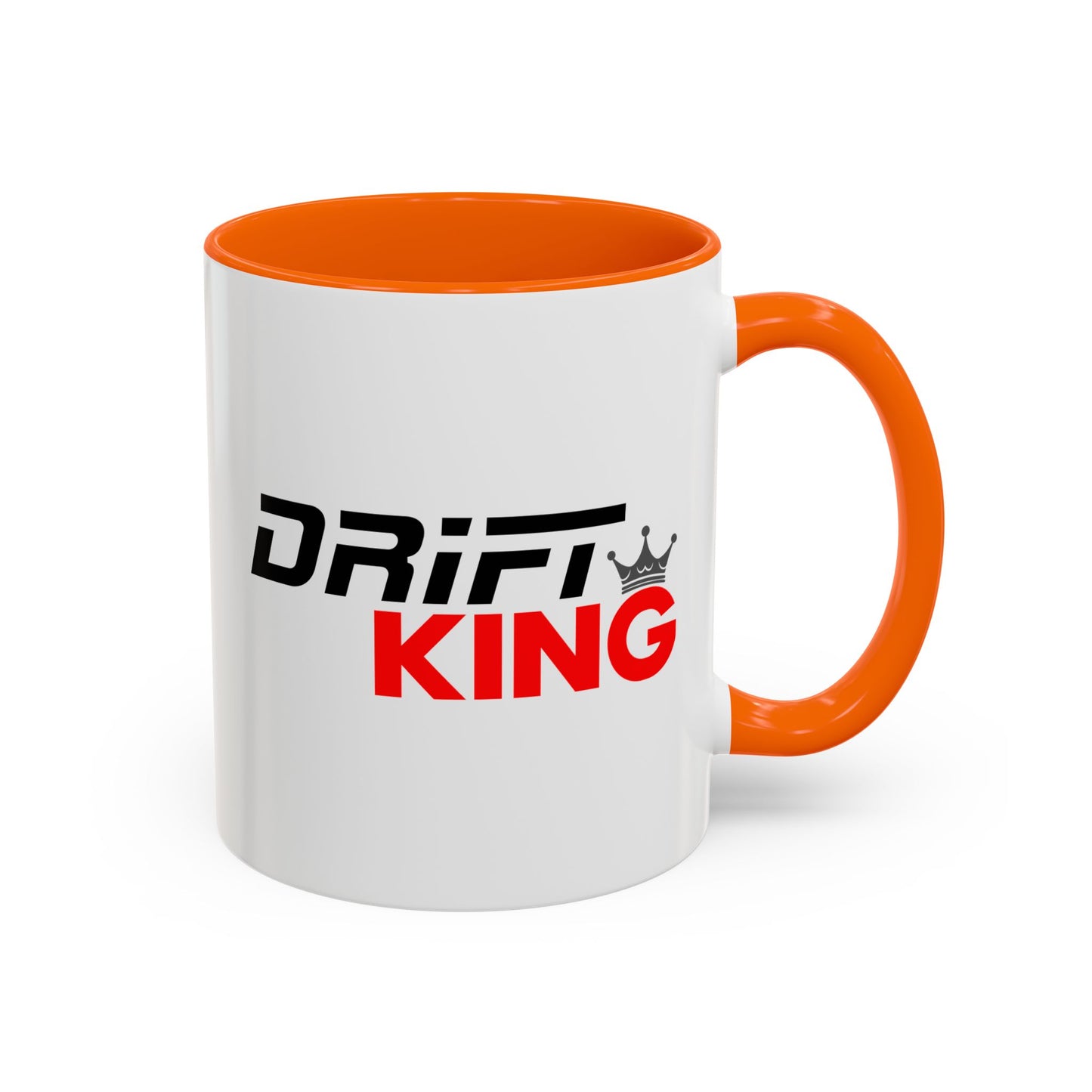 Drift King Accent Coffee Mug Perfect Gift for Car Enthusiasts, Drift Racing Fans, Collectible Mug, Unique Drinkware for Special Occasions