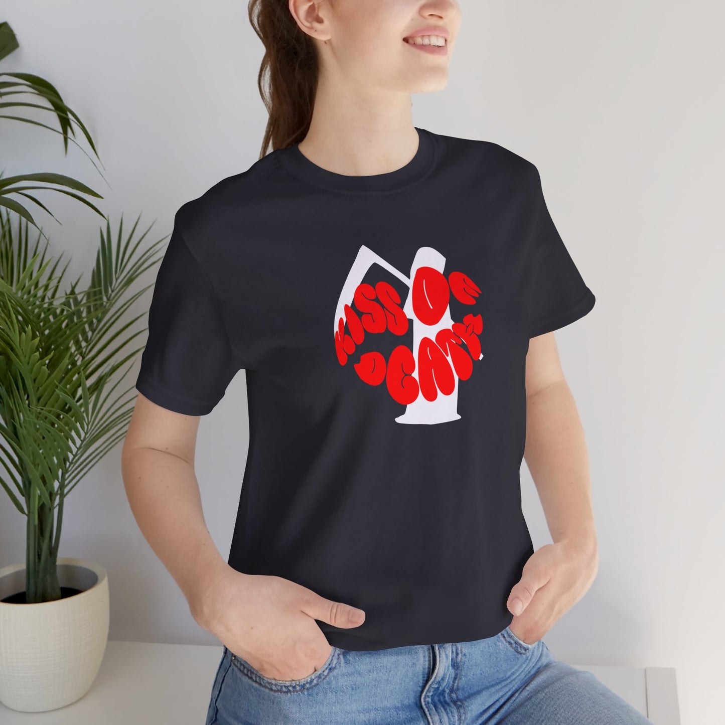 Kiss Of Death Tee, Unisex Graphic Tee, Casual Shirt, Halloween Apparel