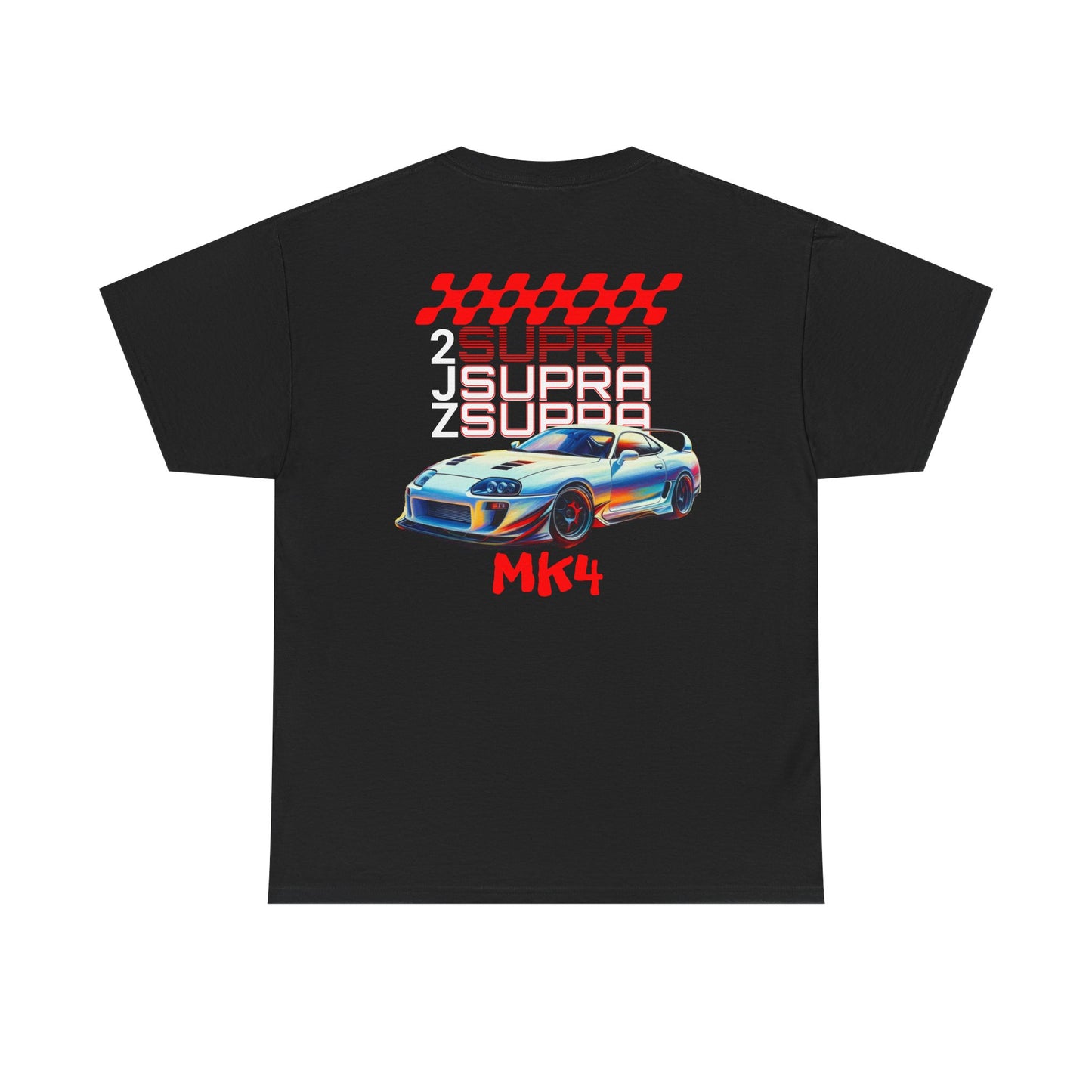 2JZ Supra MK4 Unisex Heavy Cotton Tee - Perfect T-Shirt for Car Enthusiasts, Gift for Birthdays, Car Shows, Everyday Wear