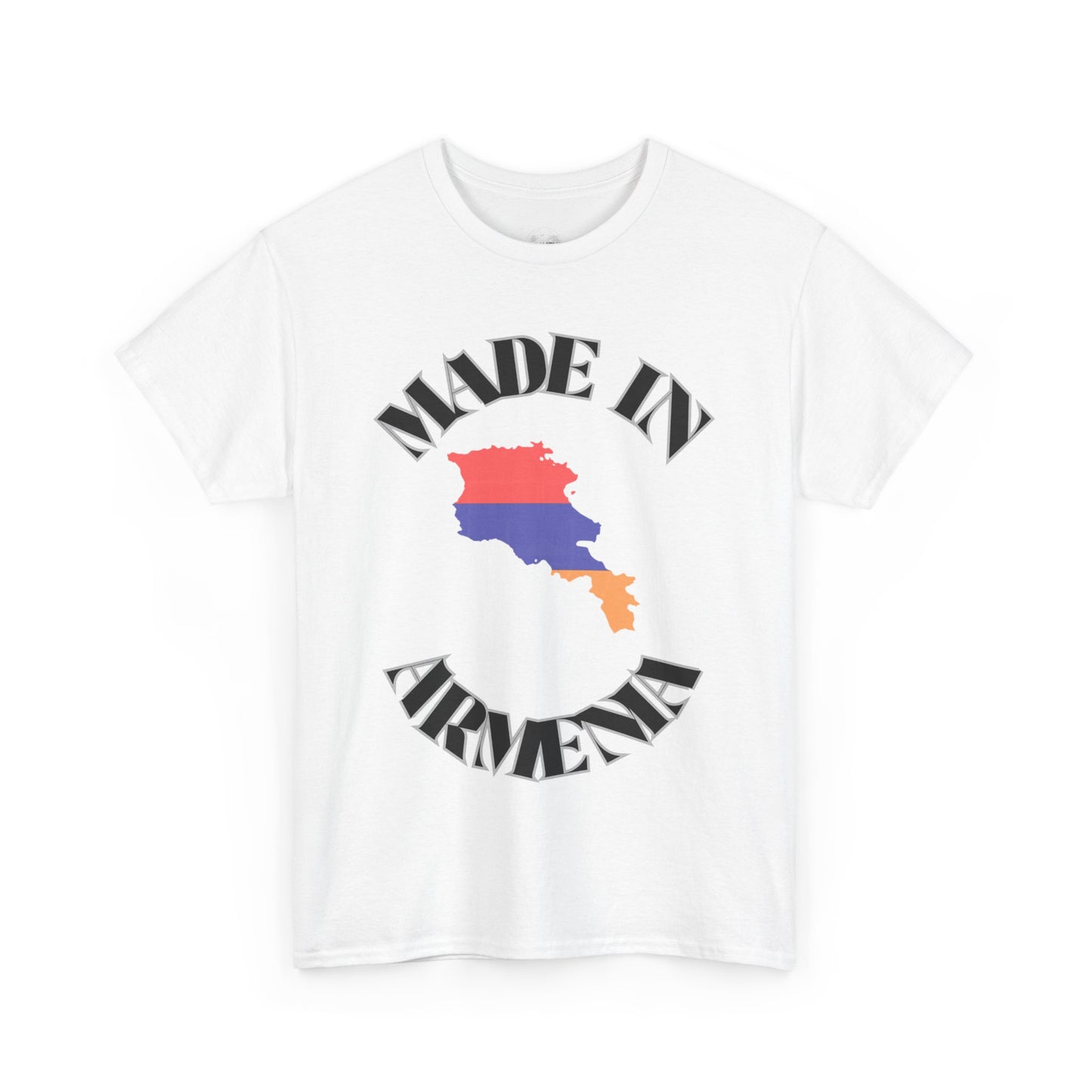 Proudly Made in Armenia Tee - Unisex Heavy Cotton T-Shirt, Armenian Pride, Gift for Him/Her, Travel Souvenir, Casual Wear, Cultural Apparel