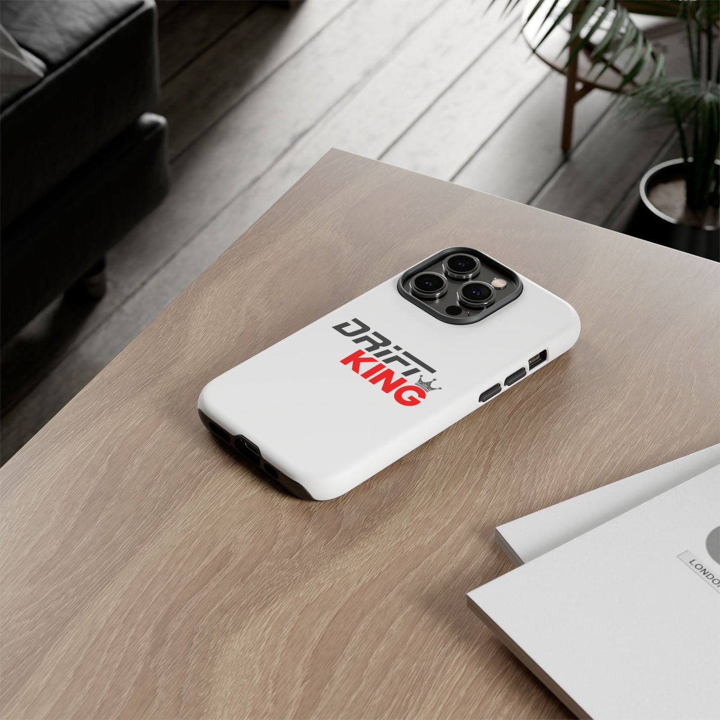 Drift King Phone Case | Tough Cases, Custom Phone Case, Car Enthusiast Gift, Drifting Decor, Unique Mobile Accessory