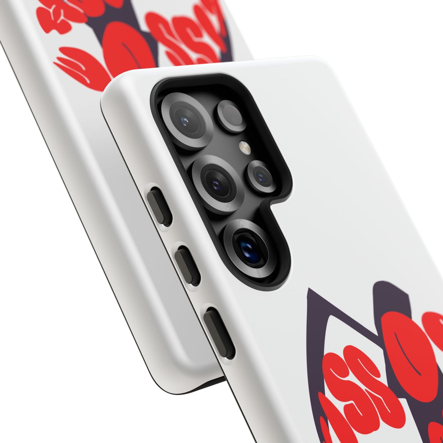 kiss Of Death iPhone Google Pixel Samsung Galaxy, cool design white phone case, iPhone phone Samsung galaxy Google pixel phone case
