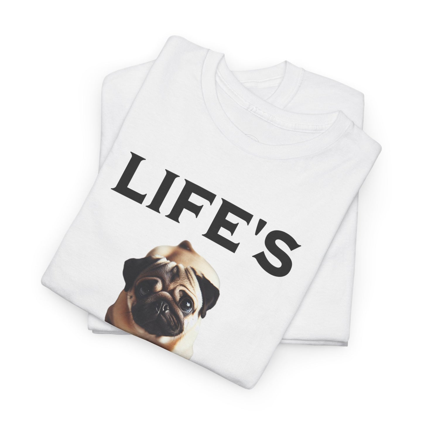 Life is Ruff Funny Shirt, Funny Dog Lover Shirt, Gifts for Pet Owners, Casual Wear, Dog-Themed Apparel, Birthday Gift