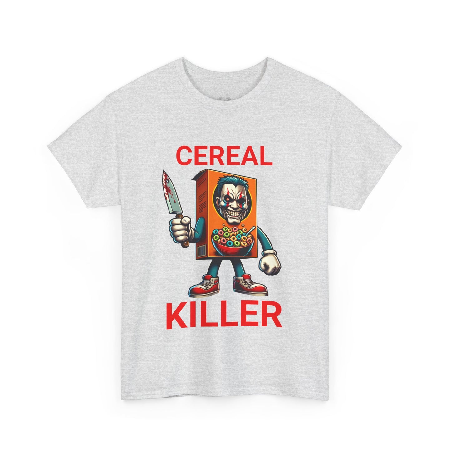 Cereal Killer Tee - Funny Unisex Cotton T-Shirt, Perfect for Halloween, Gift for Foodies, Quirky Humor Shirt