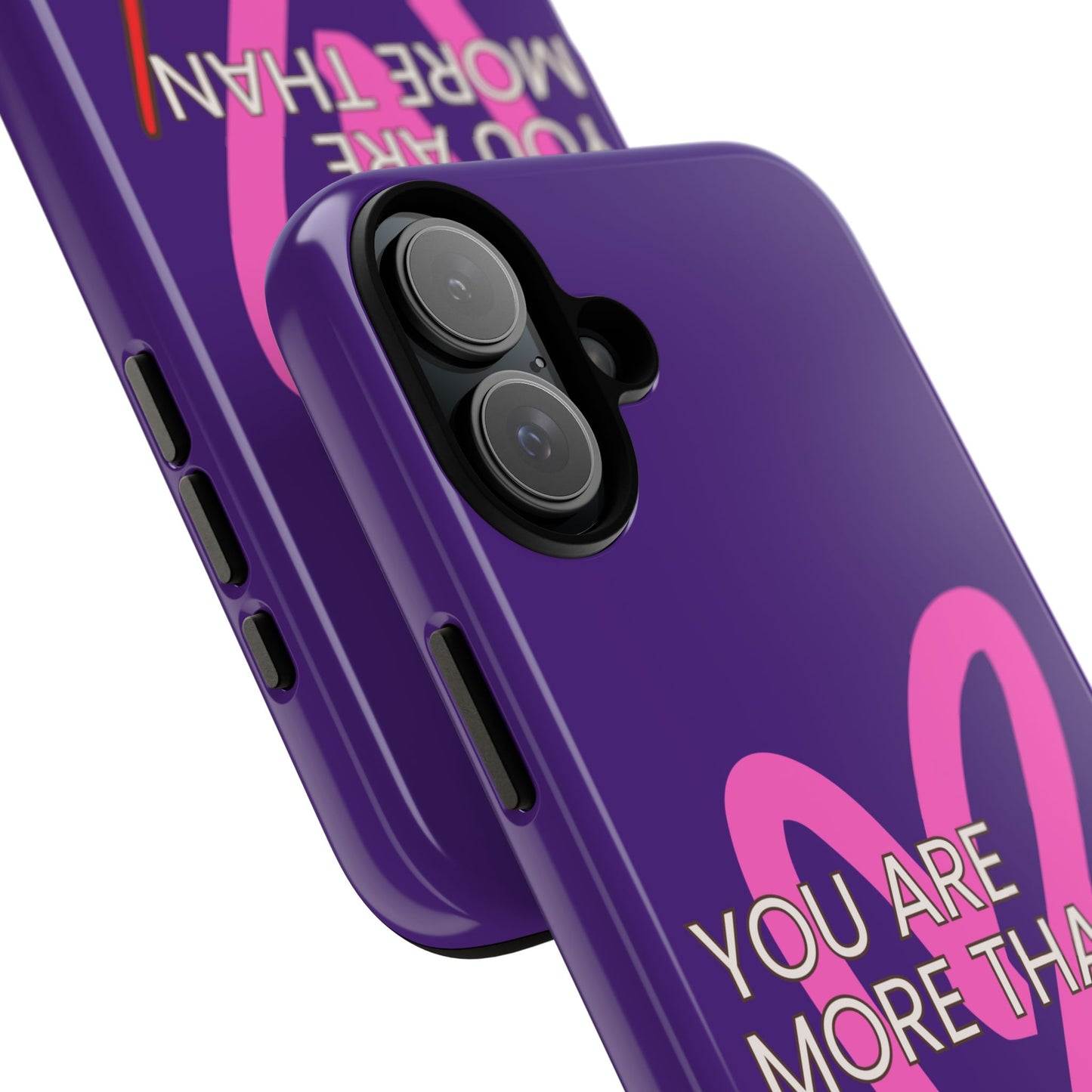 You are more than enough purple phone case, cute phone case gift