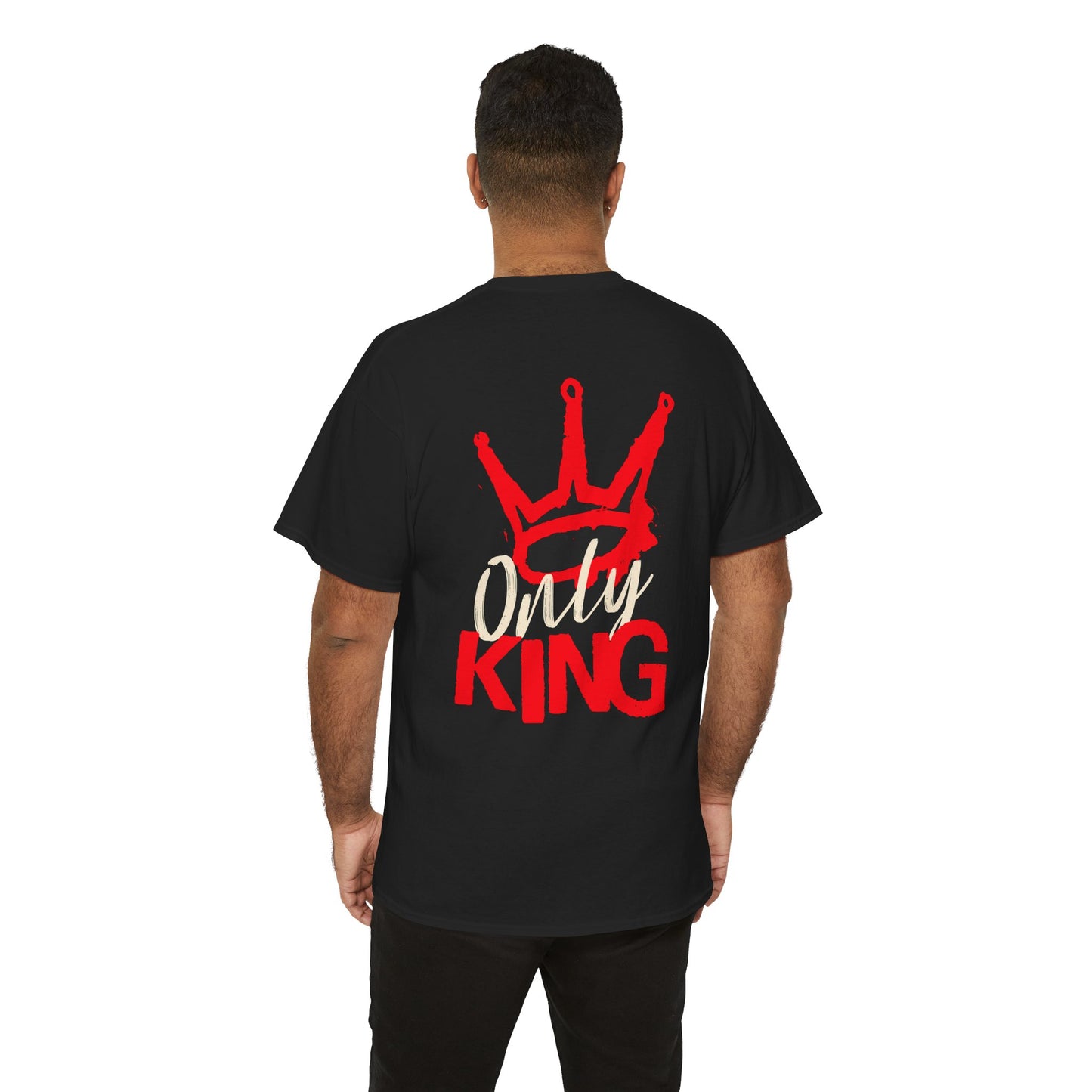Only King Unisex Heavy Cotton Tee | Streetwear Fashion, Gift for Him, Casual Style, Everyday Wear, Birthday Present