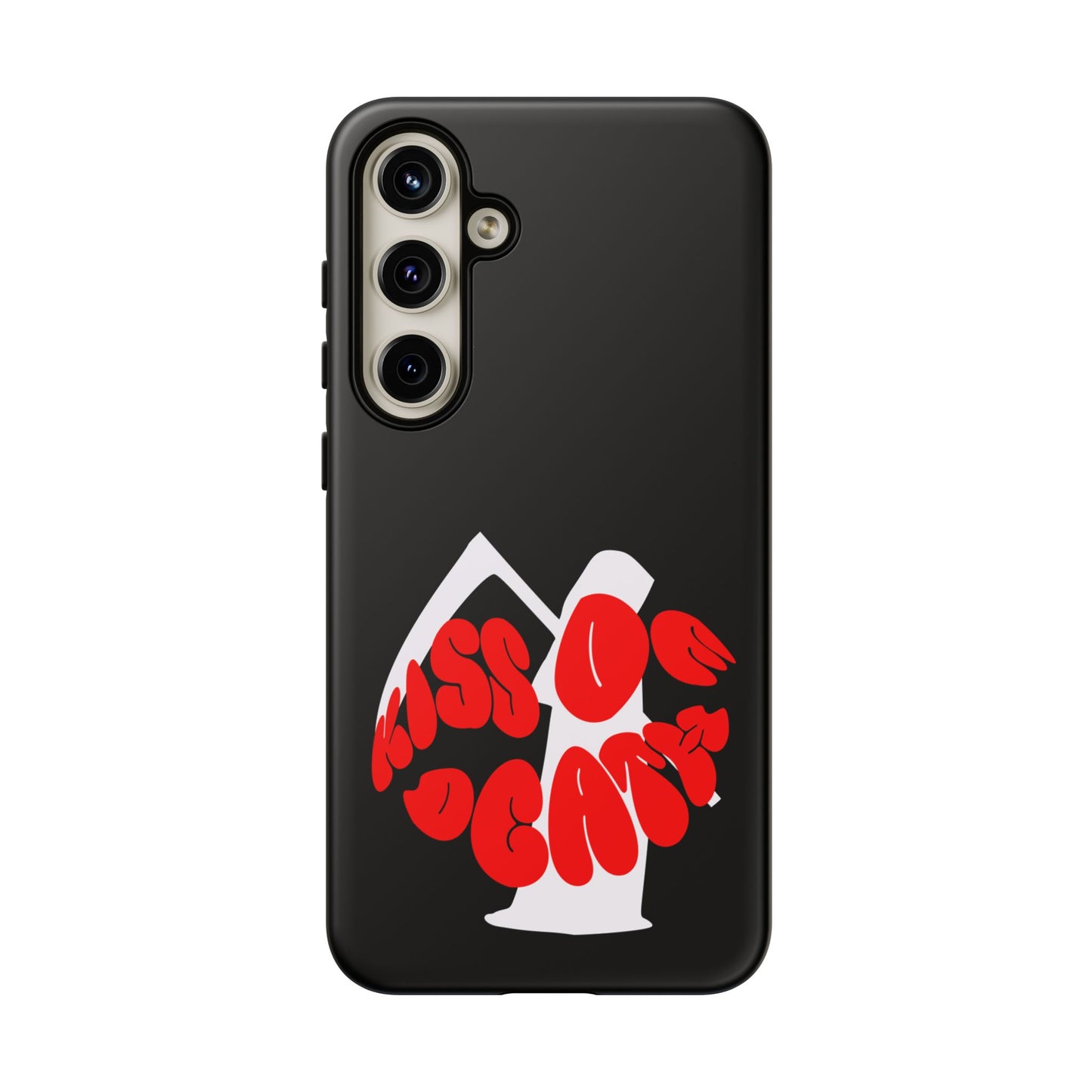 kiss Of Death Phone Case , cool phone case, cool design phone case, iPhone phone case, Samsung phone case, google phone case, black case