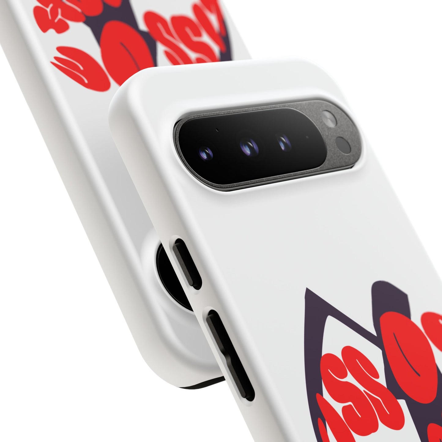 kiss Of Death iPhone Google Pixel Samsung Galaxy, cool design white phone case, iPhone phone Samsung galaxy Google pixel phone case