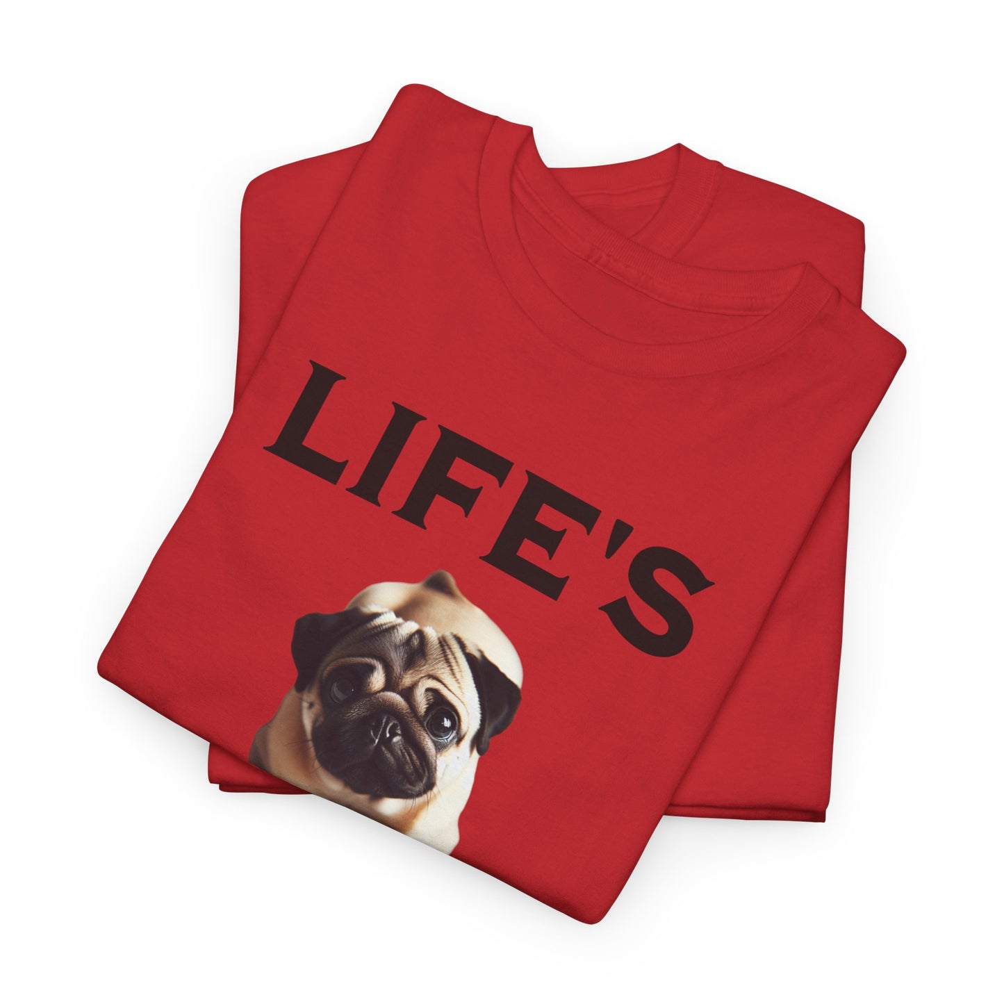Life is Ruff Funny Shirt, Funny Dog Lover Shirt, Gifts for Pet Owners, Casual Wear, Dog-Themed Apparel, Birthday Gift