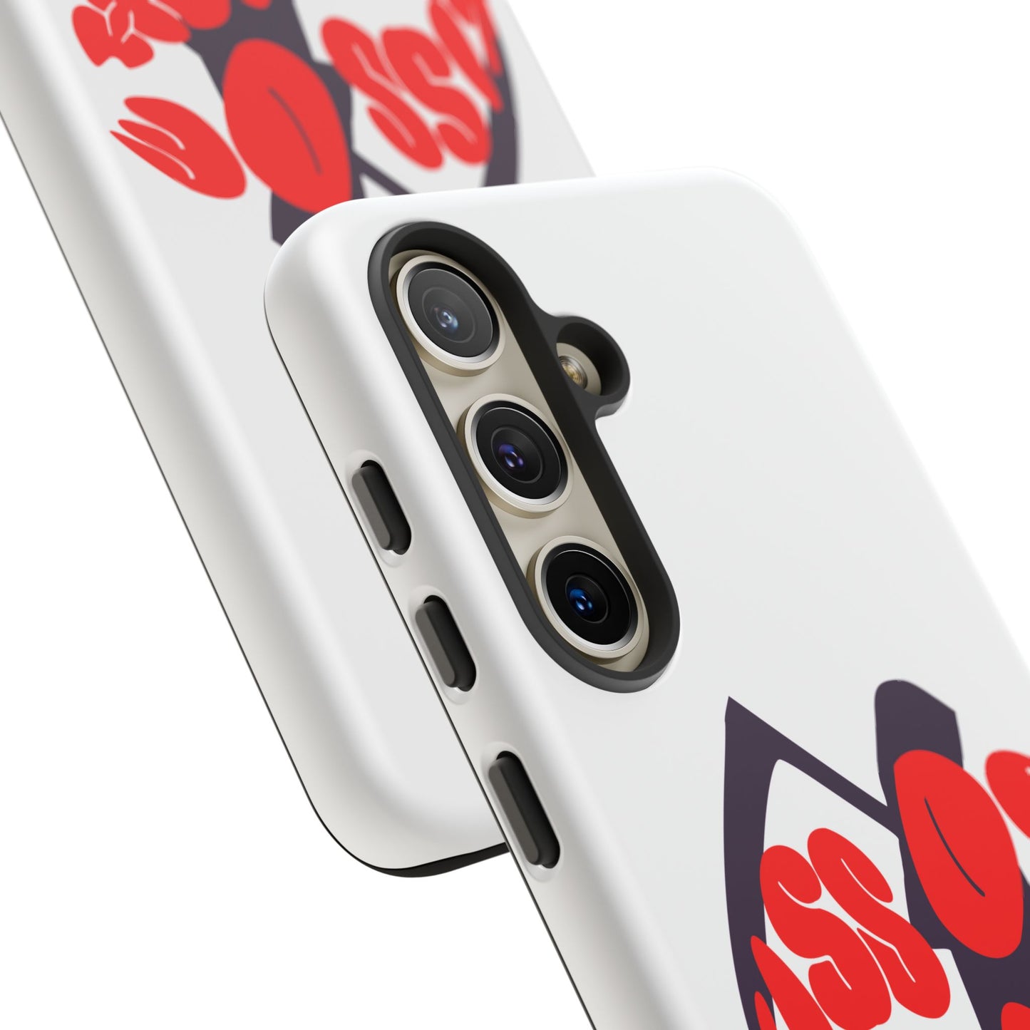 kiss Of Death iPhone Google Pixel Samsung Galaxy, cool design white phone case, iPhone phone Samsung galaxy Google pixel phone case