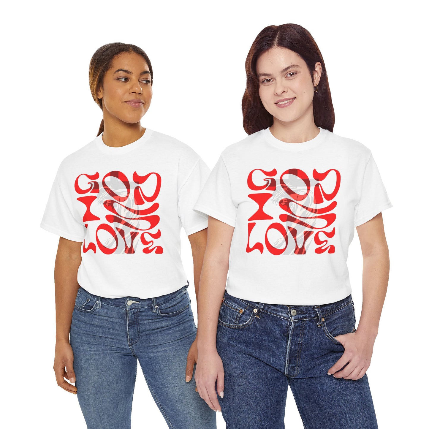 God is Love t-shirt, Christian T-shirt, face T-shirt