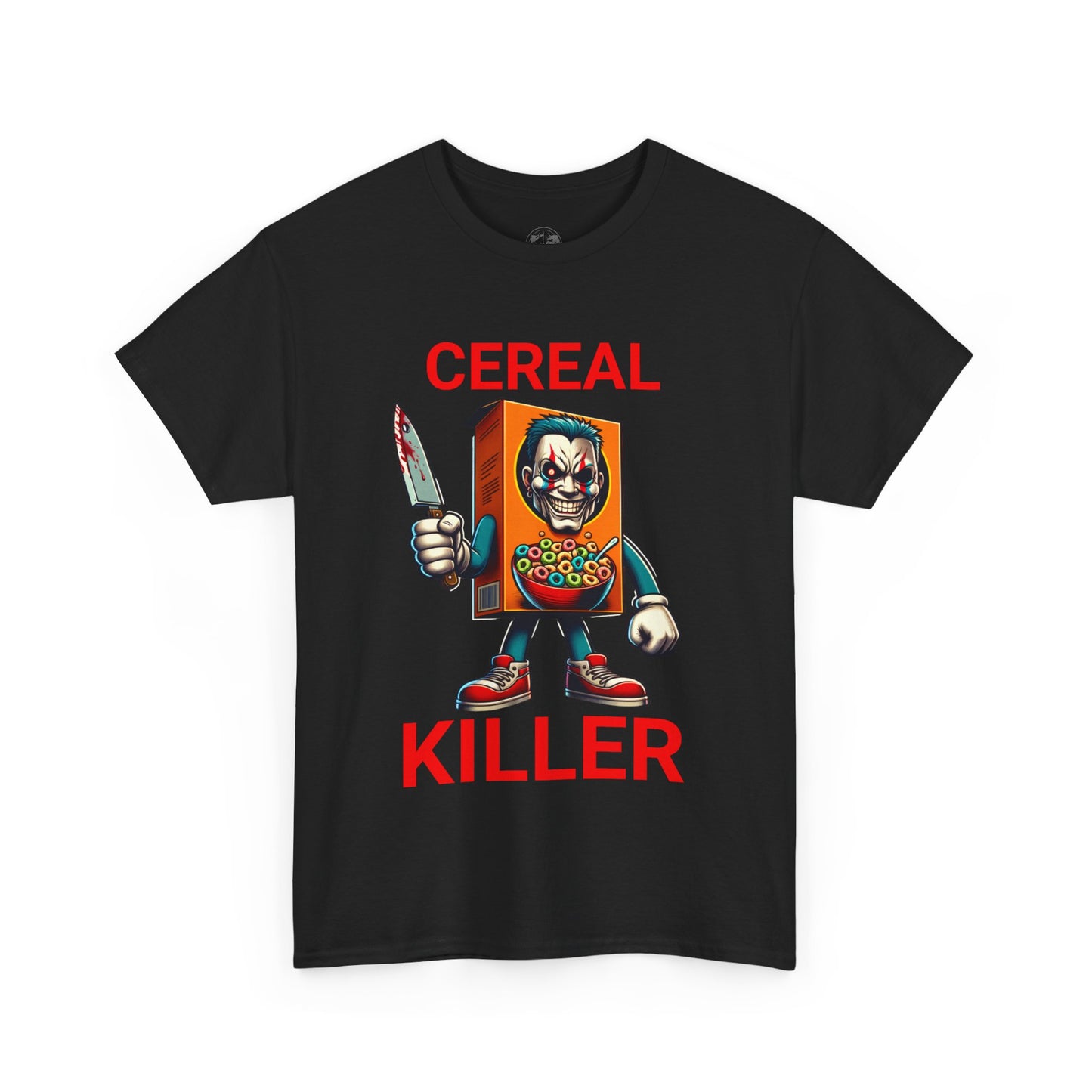 Cereal Killer Tee - Funny Unisex Cotton T-Shirt, Perfect for Halloween, Gift for Foodies, Quirky Humor Shirt