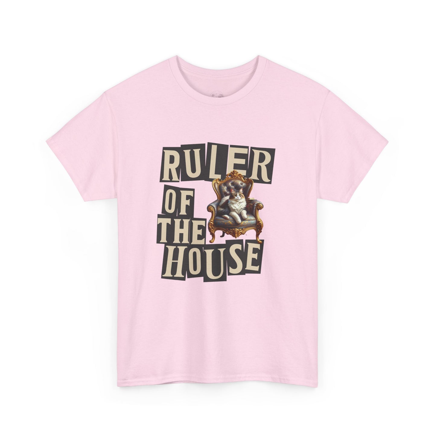 Ruler of the House Tee, Funny Pet Shirt, Gift for Cat Lovers, Unisex Cotton Tee, Casual Wear for Pet Owners