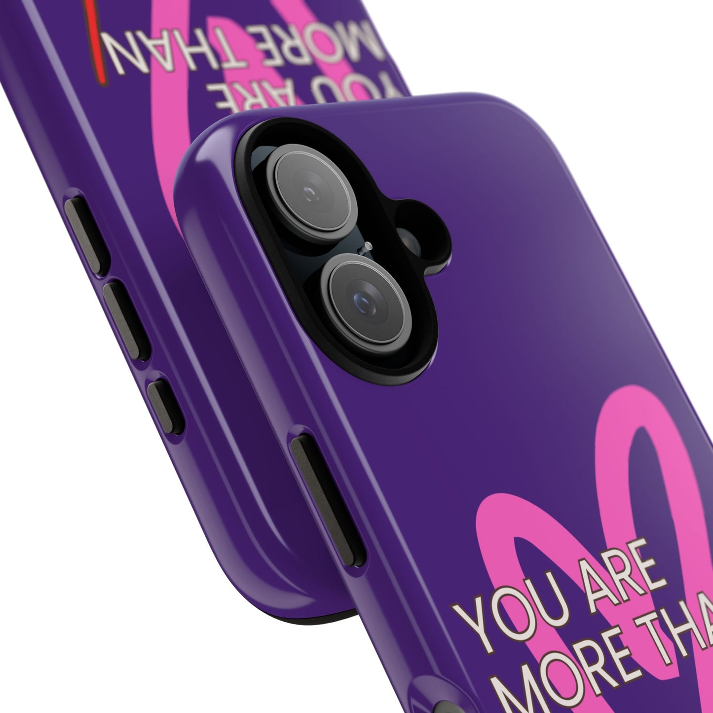 You are more than enough purple phone case, cute phone case gift
