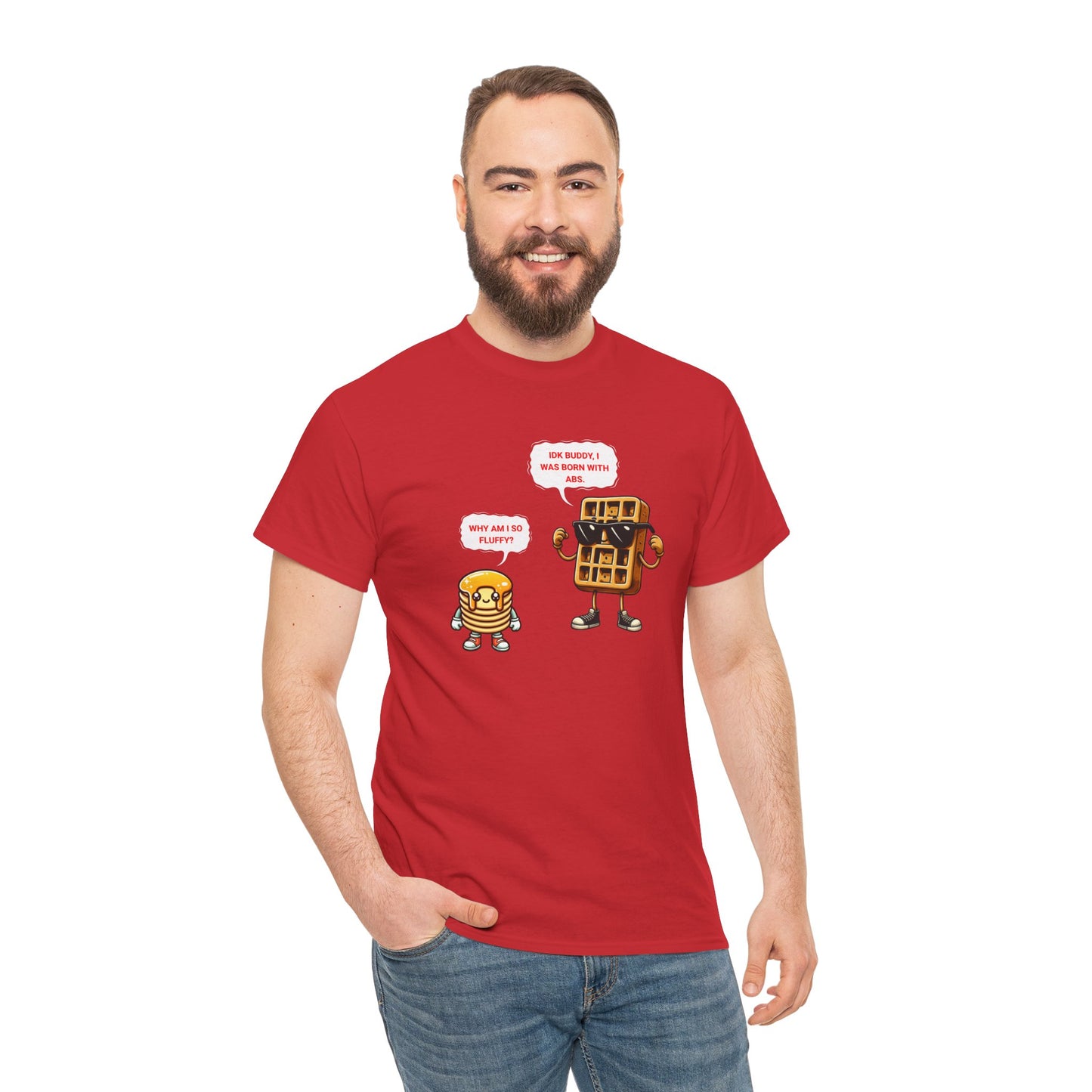 Funny breakfast waffle shirt waffle with abs shirt breakfast lovers shirt, waffle lovers shirt