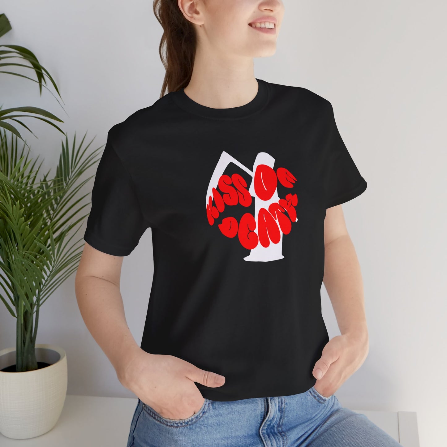 Kiss Of Death Tee, Unisex Graphic Tee, Casual Shirt, Halloween Apparel