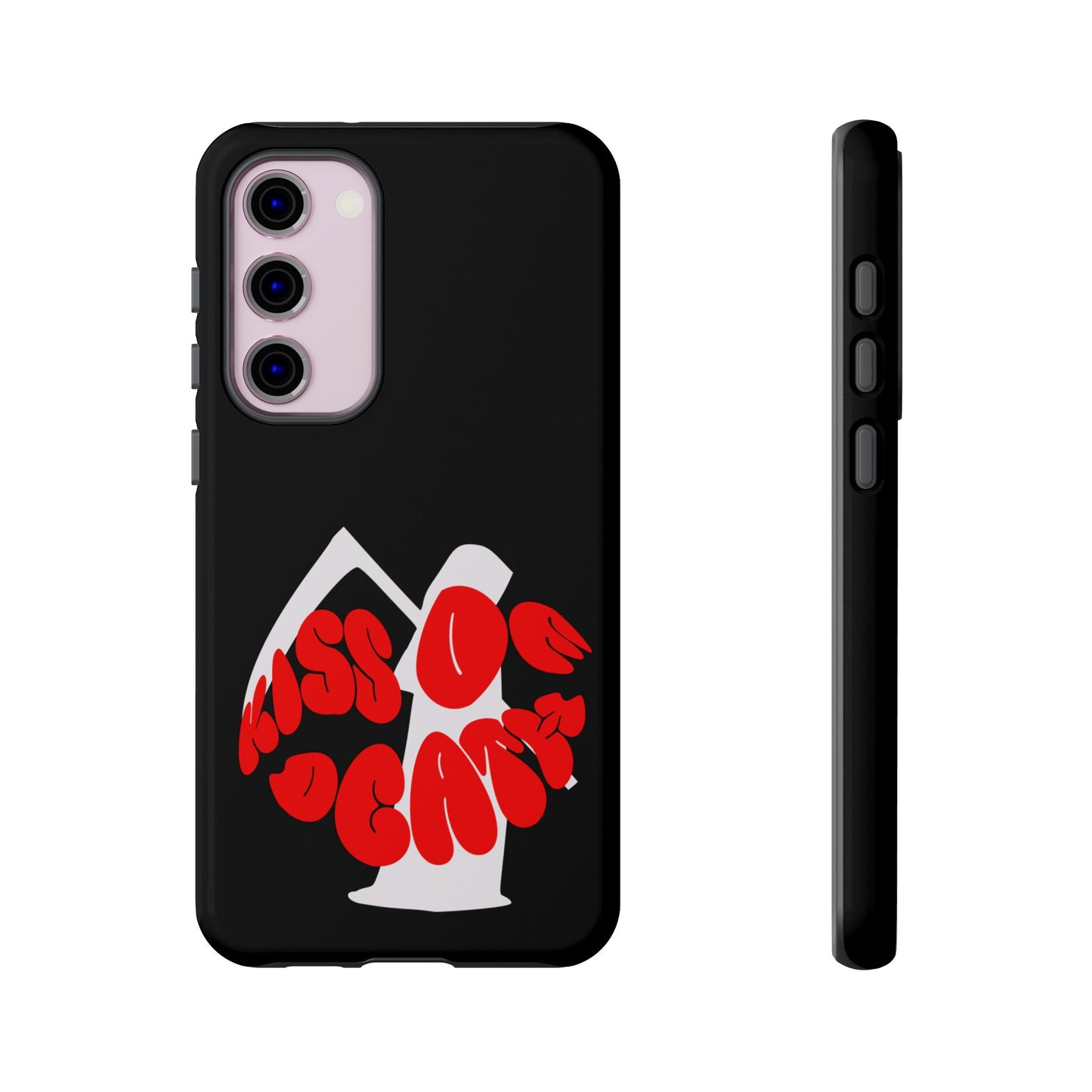 kiss Of Death Phone Case , cool phone case, cool design phone case, iPhone phone case, Samsung phone case, google phone case, black case