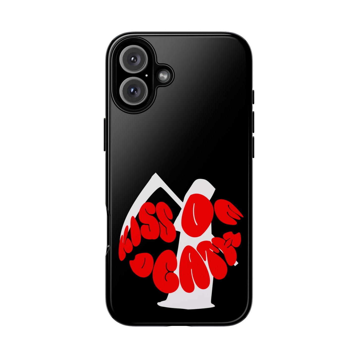 kiss Of Death Phone Case , cool phone case, cool design phone case, iPhone phone case, Samsung phone case, google phone case, black case