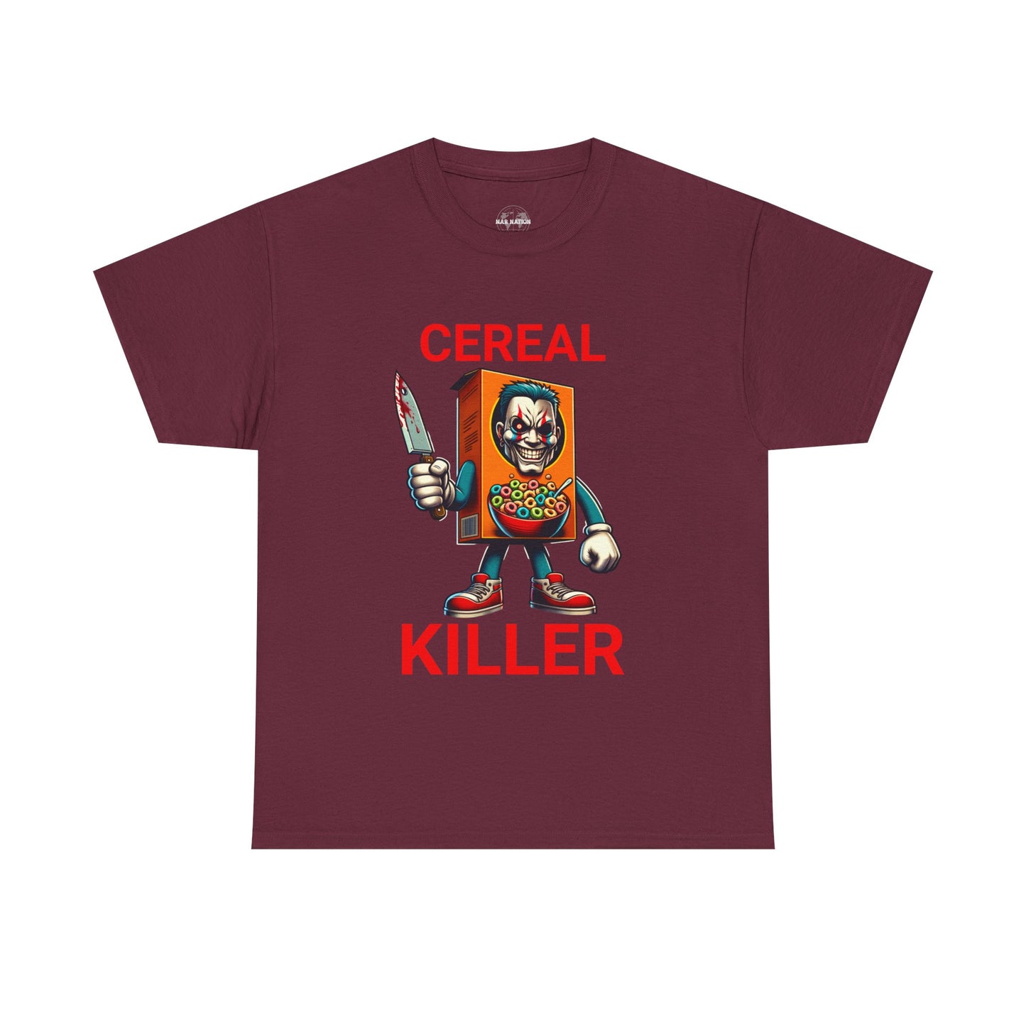 Cereal Killer Tee - Funny Unisex Cotton T-Shirt, Perfect for Halloween, Gift for Foodies, Quirky Humor Shirt