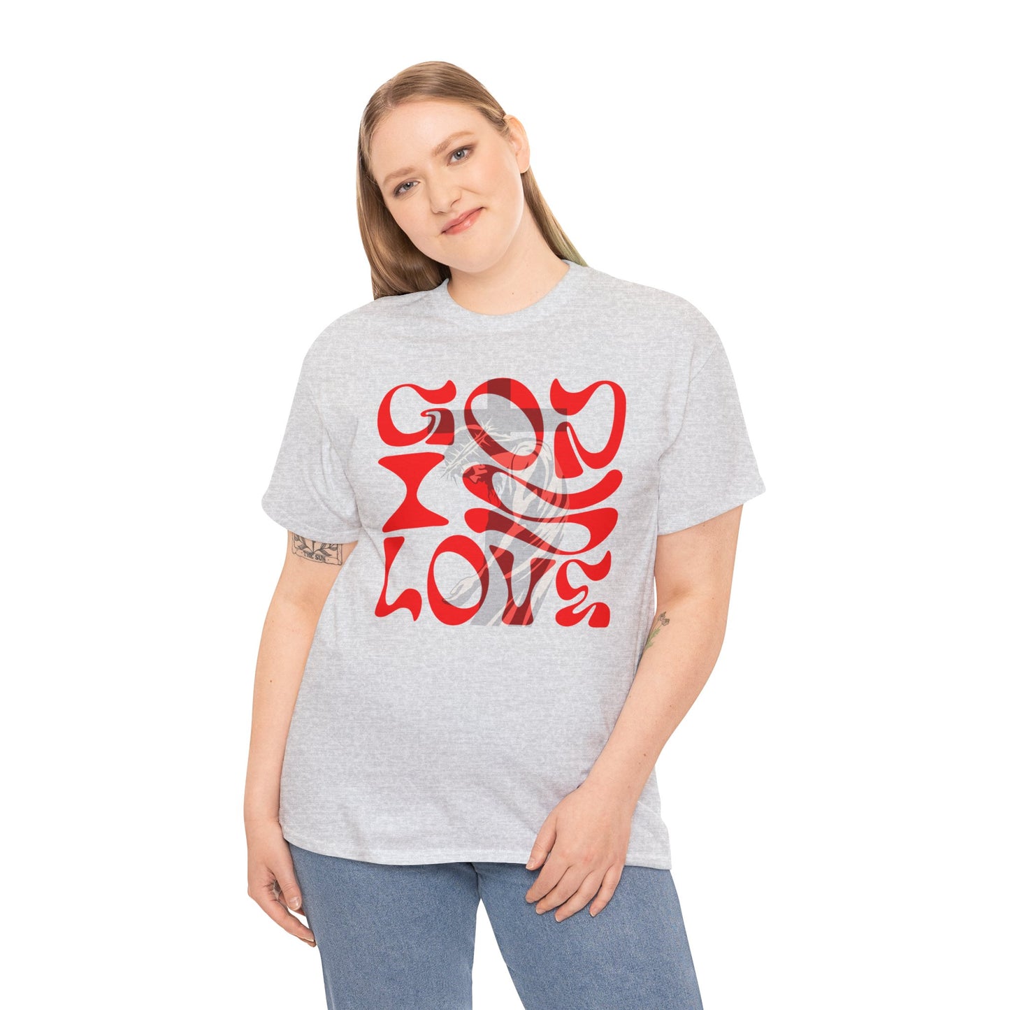 God is Love t-shirt, Christian T-shirt, face T-shirt