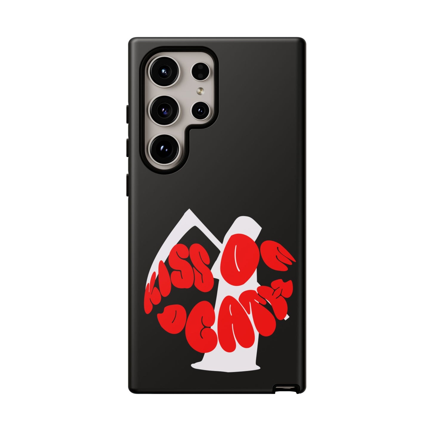 kiss Of Death Phone Case , cool phone case, cool design phone case, iPhone phone case, Samsung phone case, google phone case, black case
