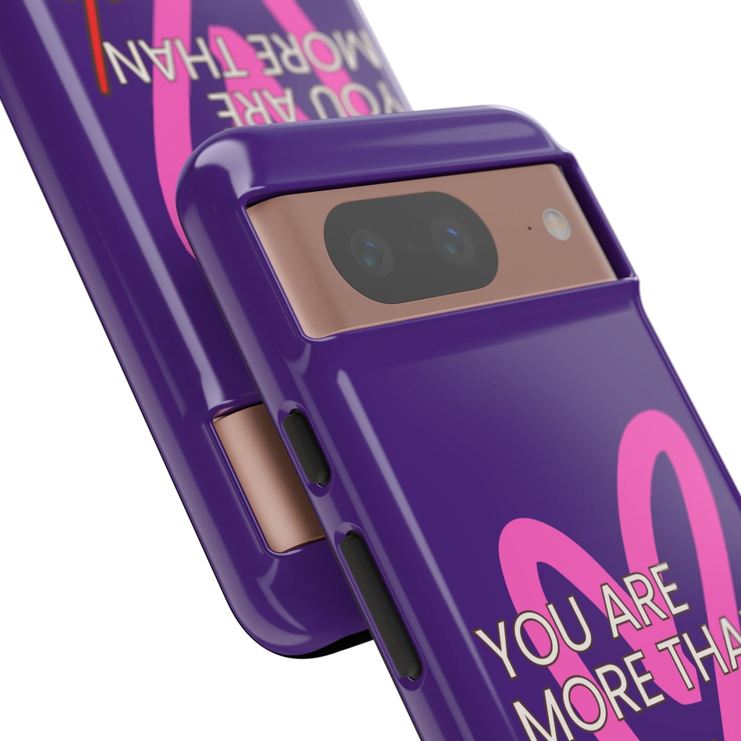 You are more than enough purple phone case, cute phone case gift