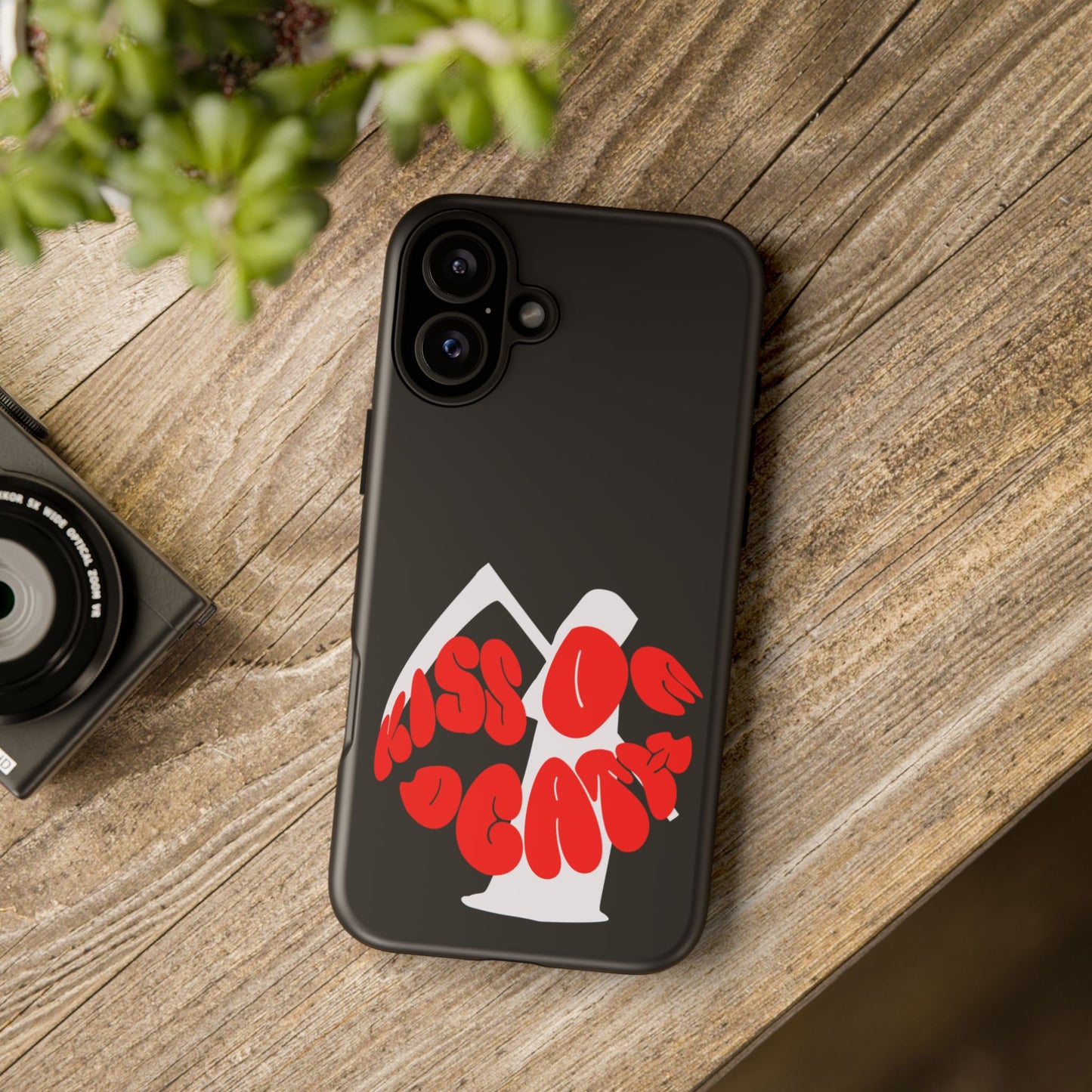 kiss Of Death Phone Case , cool phone case, cool design phone case, iPhone phone case, Samsung phone case, google phone case, black case