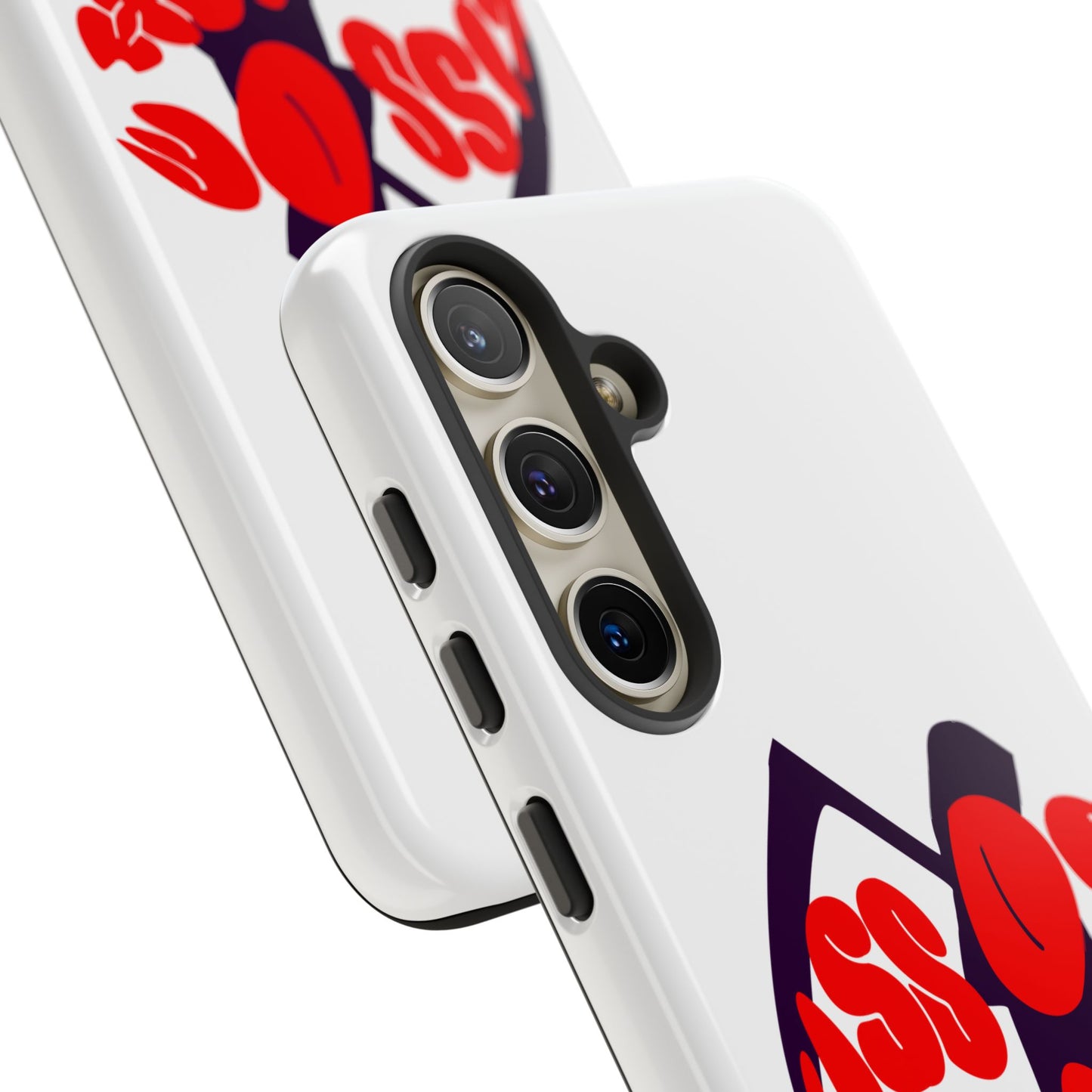 kiss Of Death iPhone Google Pixel Samsung Galaxy, cool design white phone case, iPhone phone Samsung galaxy Google pixel phone case