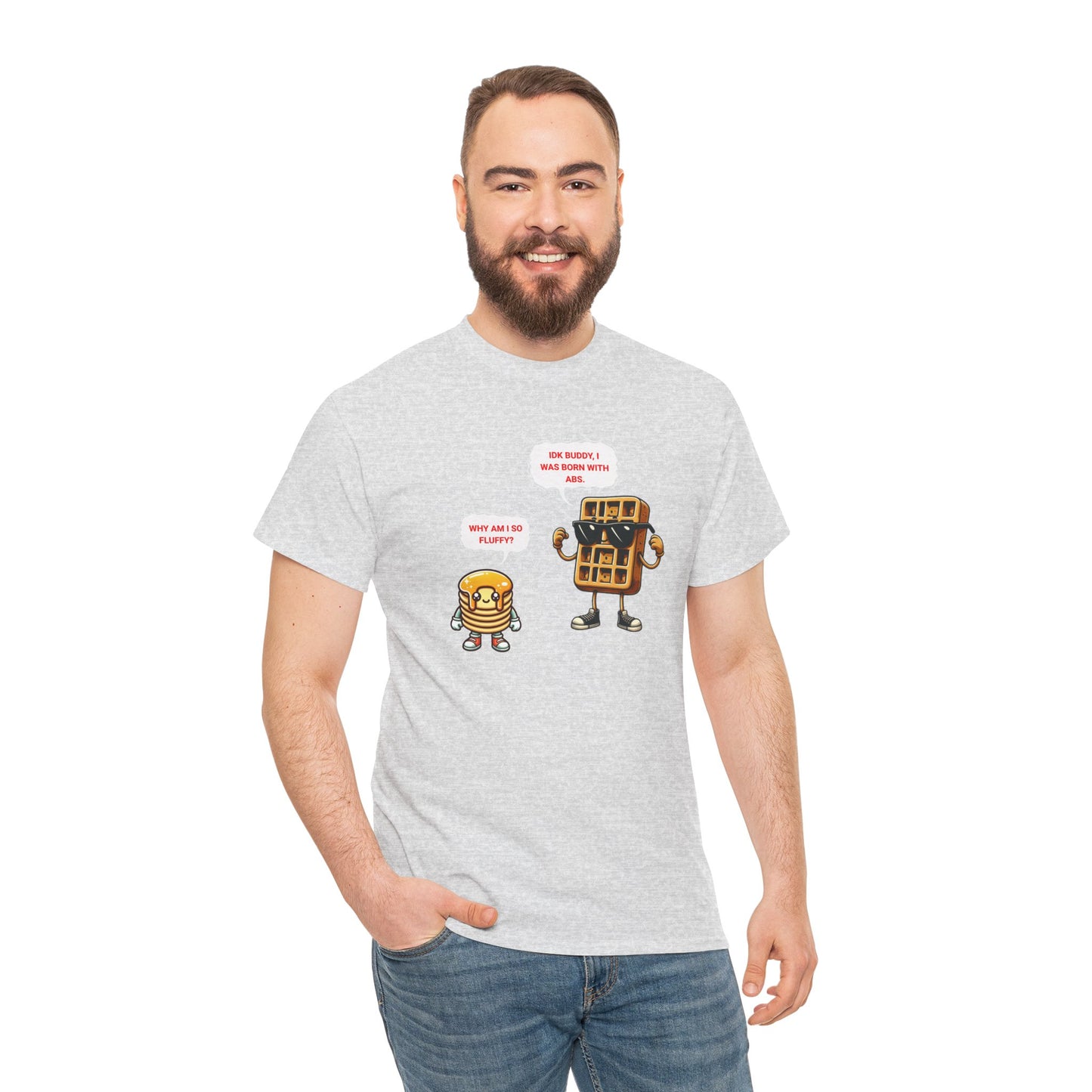 Funny breakfast waffle shirt waffle with abs shirt breakfast lovers shirt, waffle lovers shirt