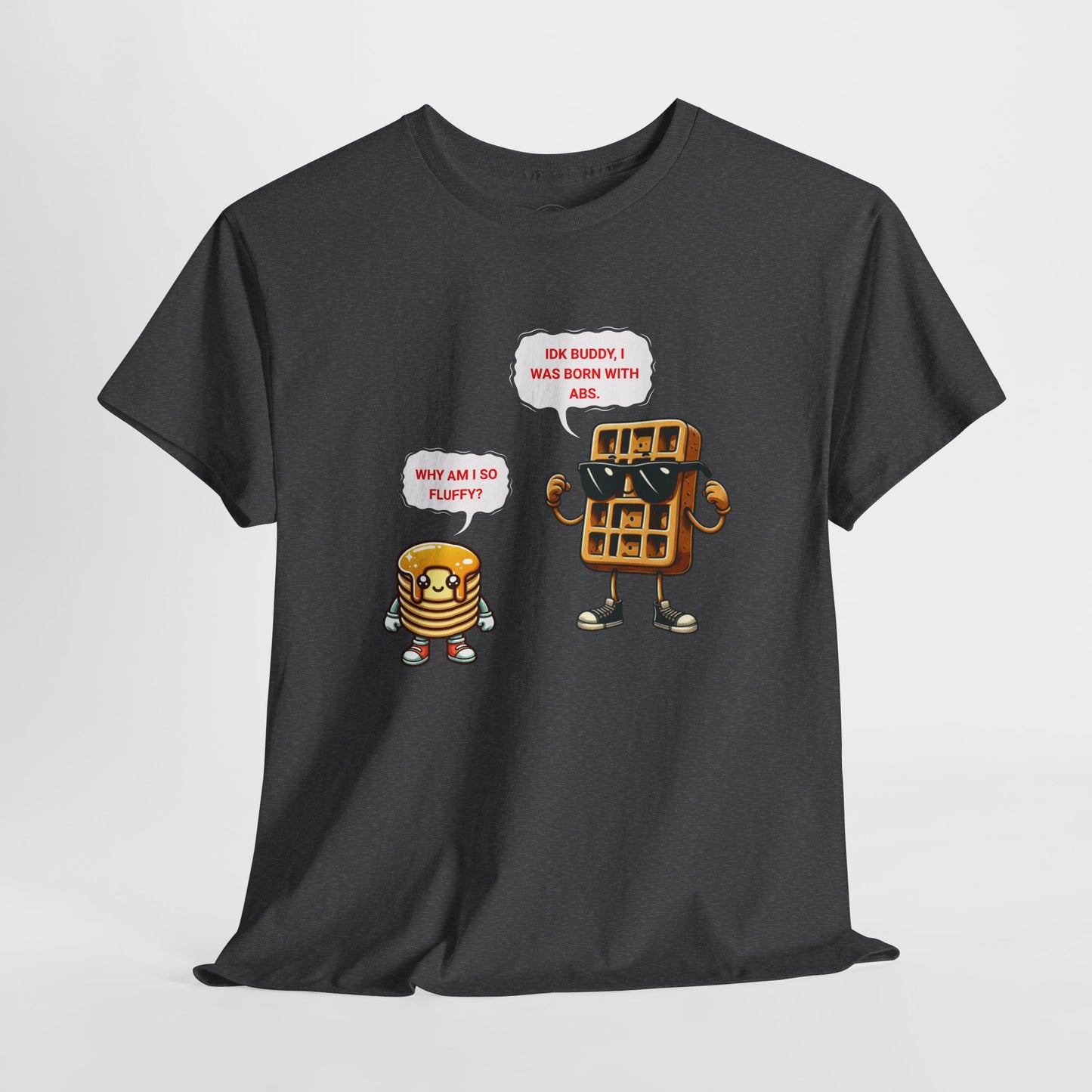 Funny breakfast waffle shirt waffle with abs shirt breakfast lovers shirt, waffle lovers shirt