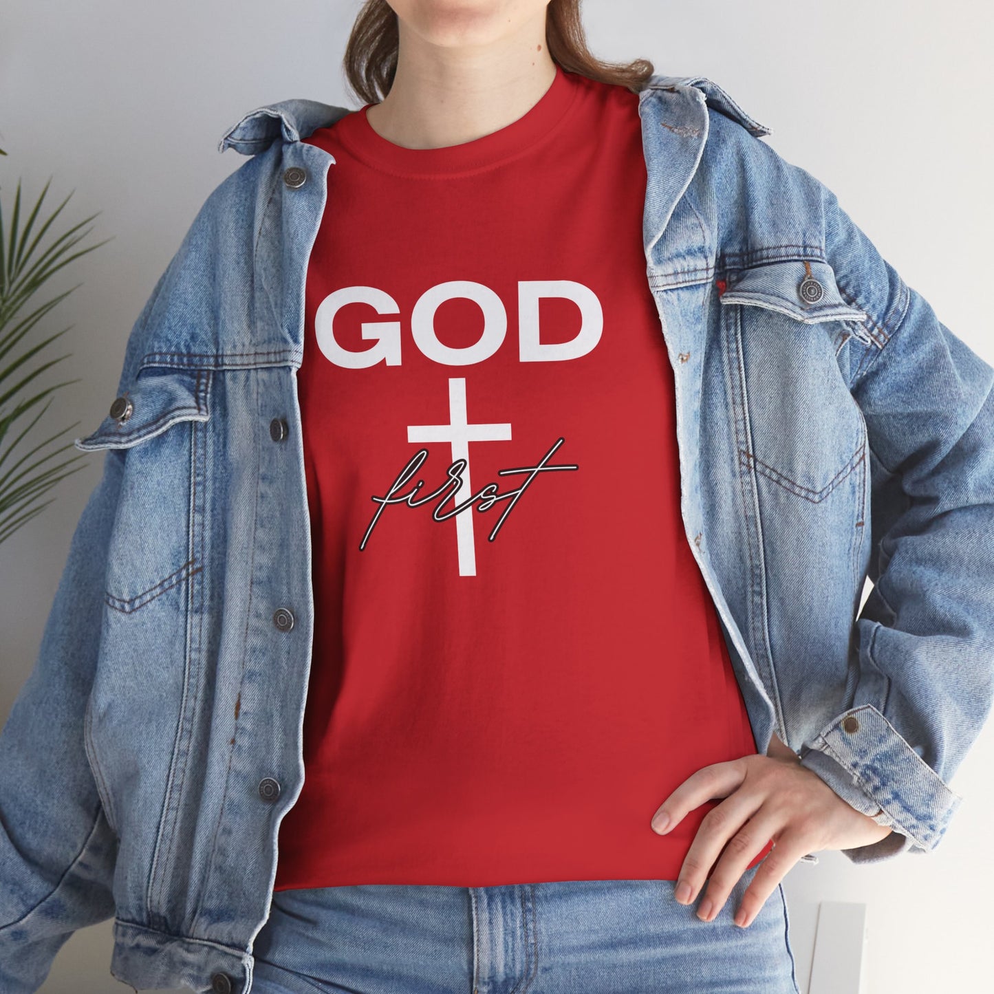 God first t-shirt, Christian t-shirt, faith-shirt
