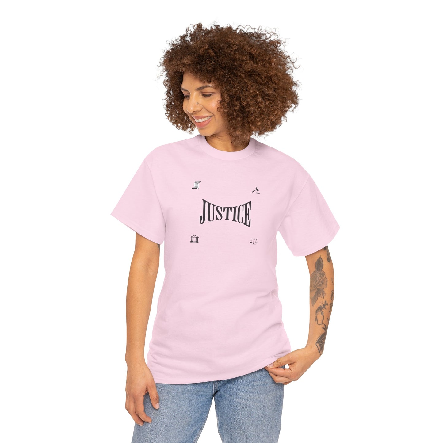 Justice Law T-shirt, Casual T-Shirt, Protest Apparel, Statement Shirt, Gifts for Lawyer, Comfortable Style