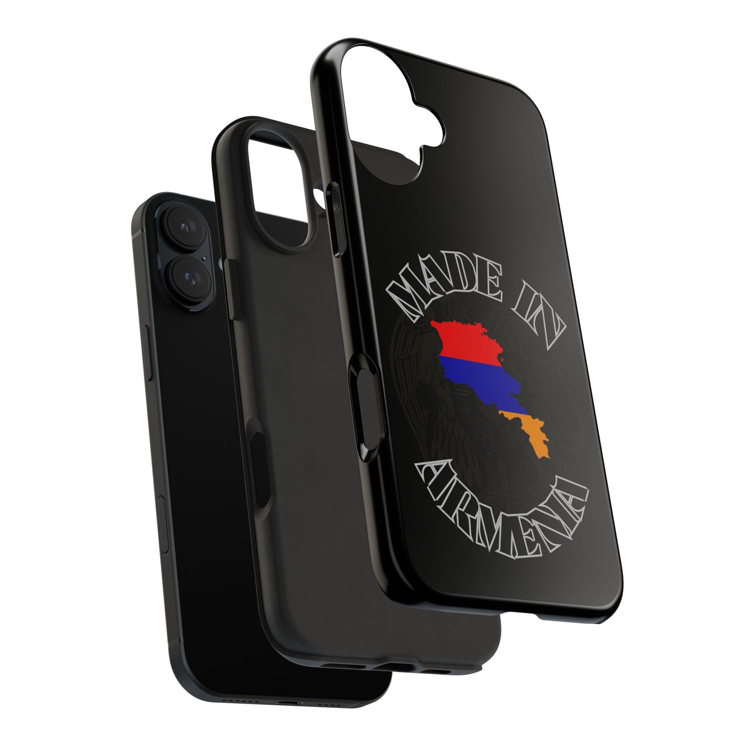 Made in Armenia iPhone Phone Case | Armenian Flag Map, Patriotic Armenia Phone Case iphone compatible