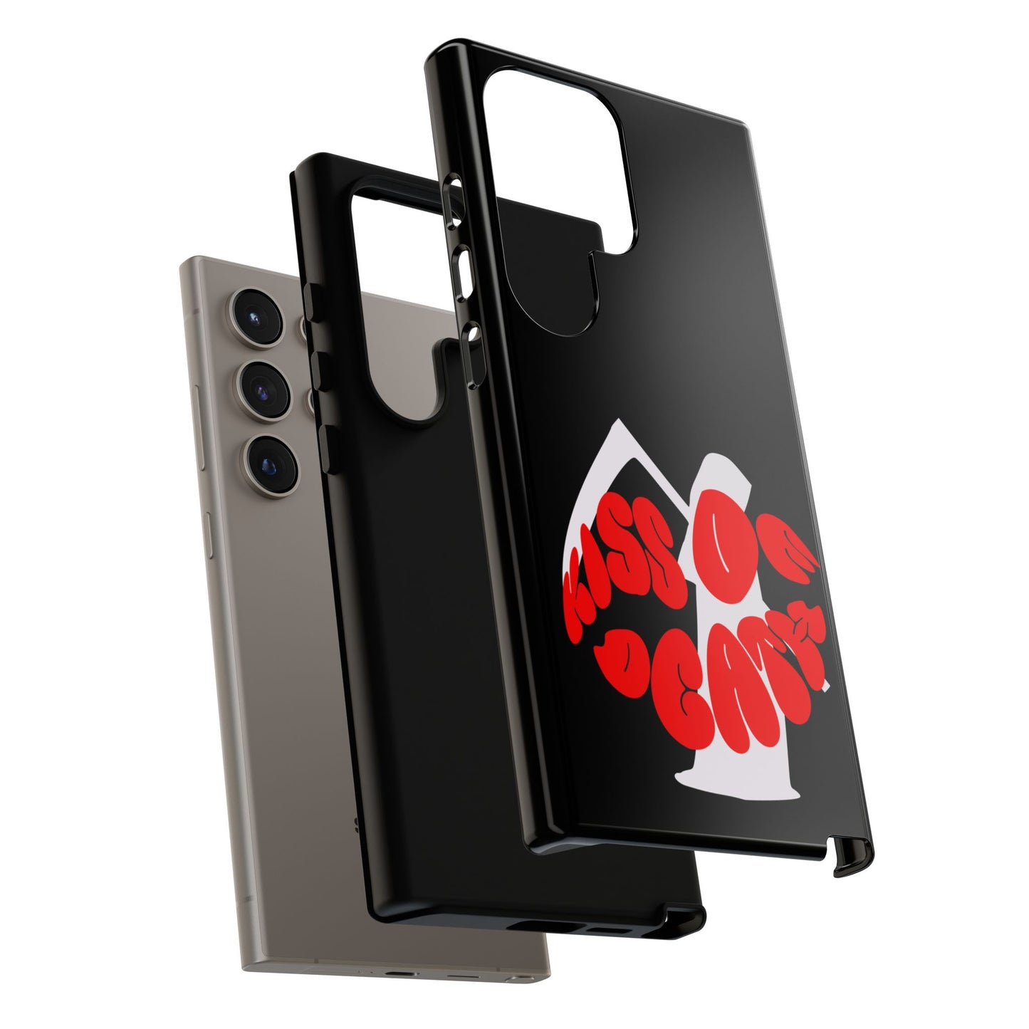 kiss Of Death Phone Case , cool phone case, cool design phone case, iPhone phone case, Samsung phone case, google phone case, black case