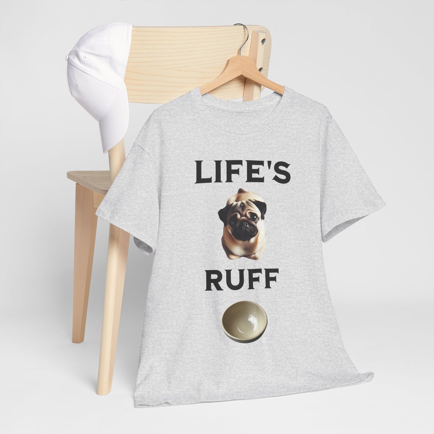 Life is Ruff Funny Shirt, Funny Dog Lover Shirt, Gifts for Pet Owners, Casual Wear, Dog-Themed Apparel, Birthday Gift